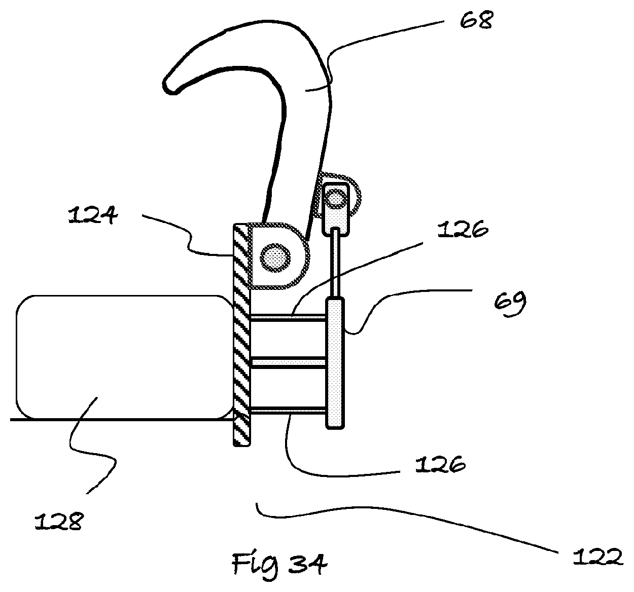 Patent US12139356 Figure 19 – Material handling system and method and load carrying vehicle thereof