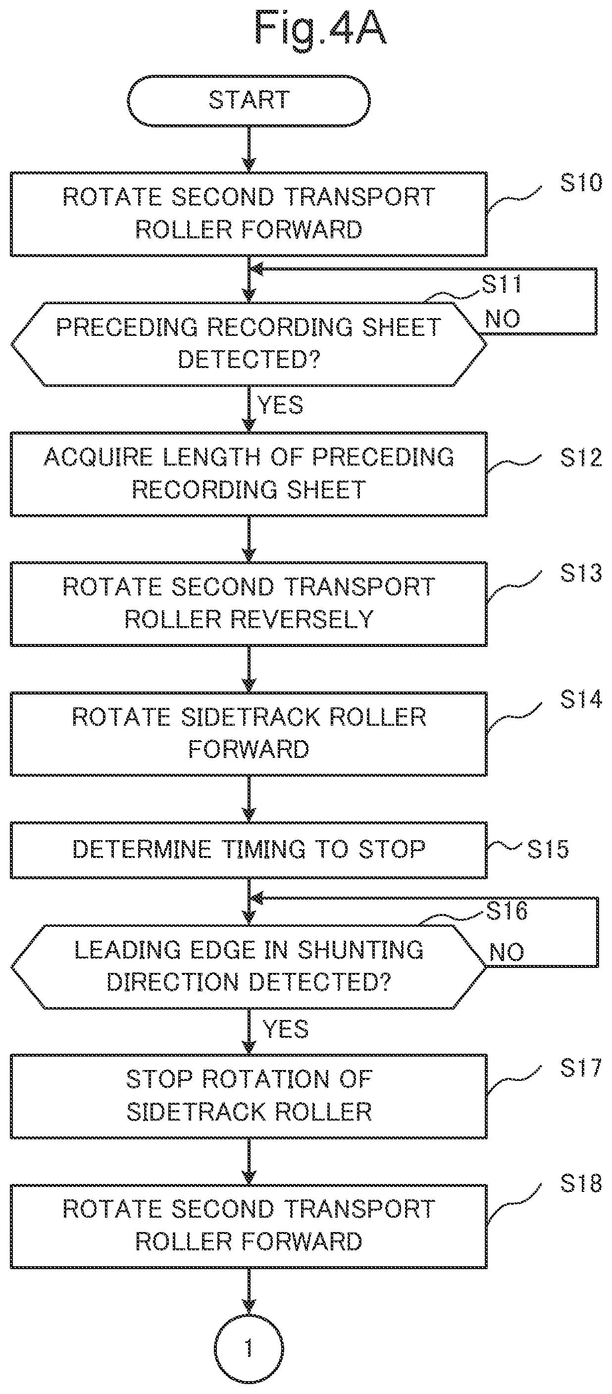 Patent US12139360 Figure 4 – Postprocessing device that transports preceding recording medium on sidetrack, with following recording medium transported along sheet transport path stacked on preceding one, to processing tray, and image forming system