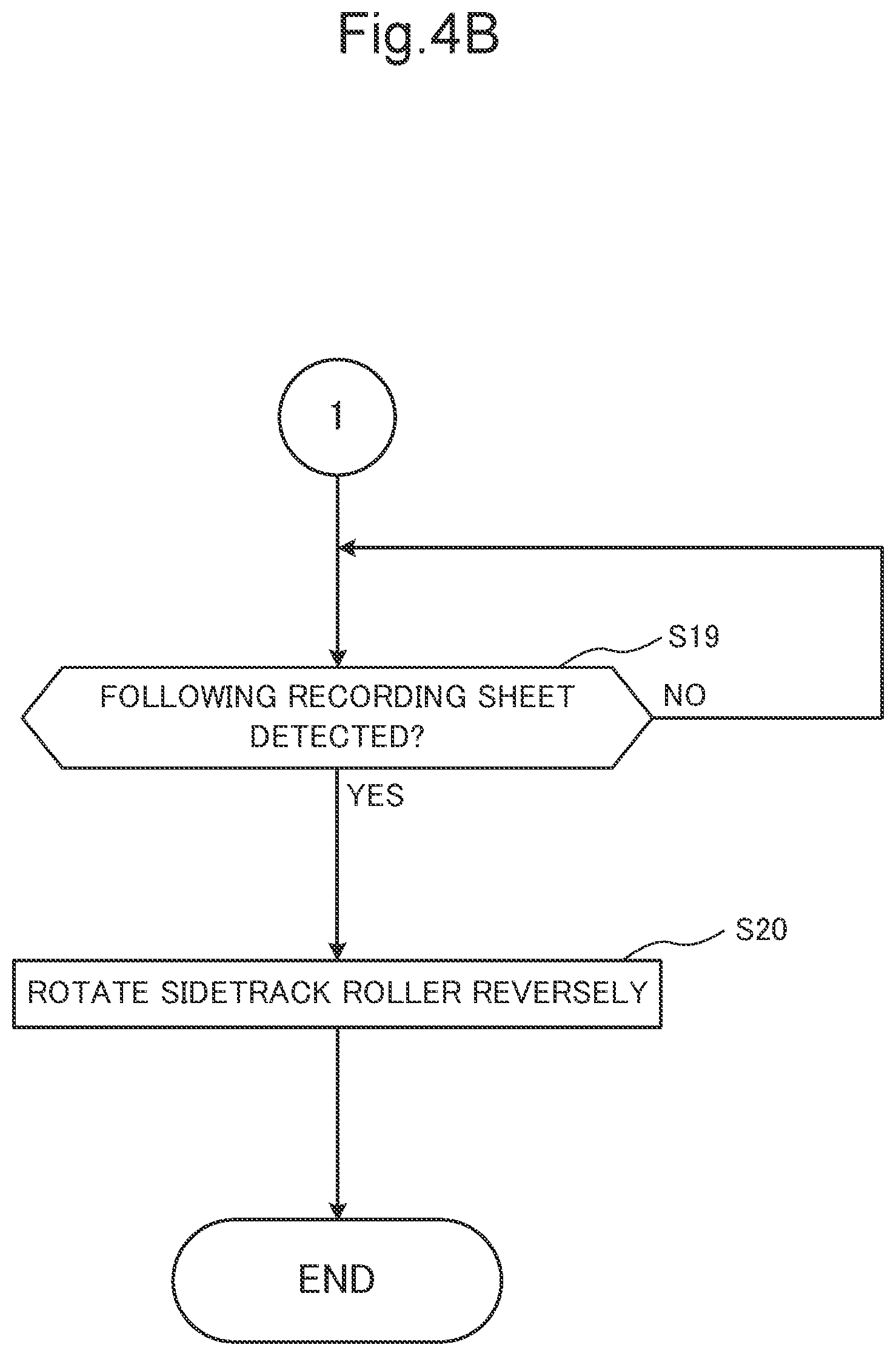 Patent US12139360 Figure 5 – Postprocessing device that transports preceding recording medium on sidetrack, with following recording medium transported along sheet transport path stacked on preceding one, to processing tray, and image forming system