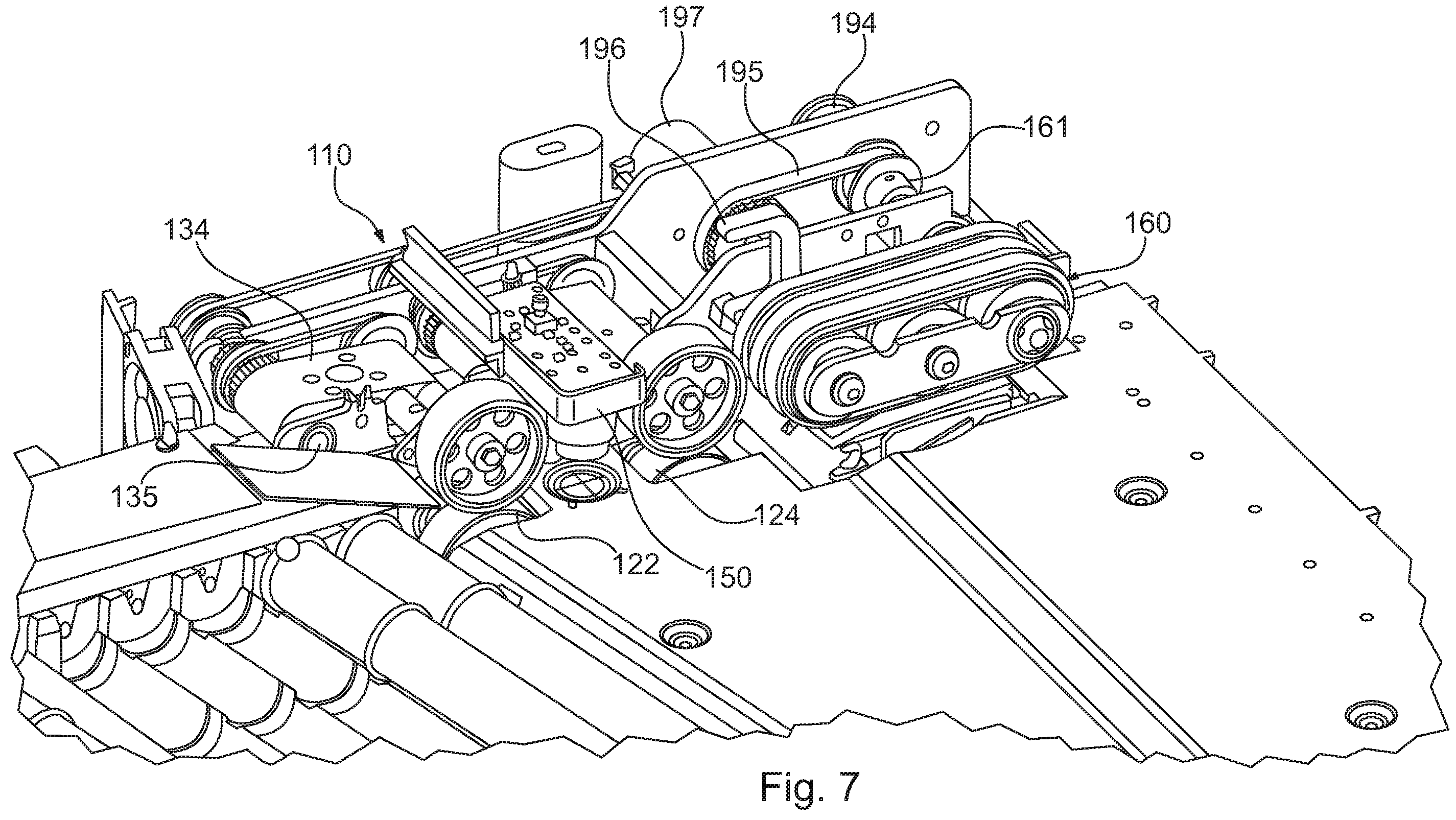 Patent US12139361 Figure 7 – Feeder for feeding document to document imaging system and method for feeding documents