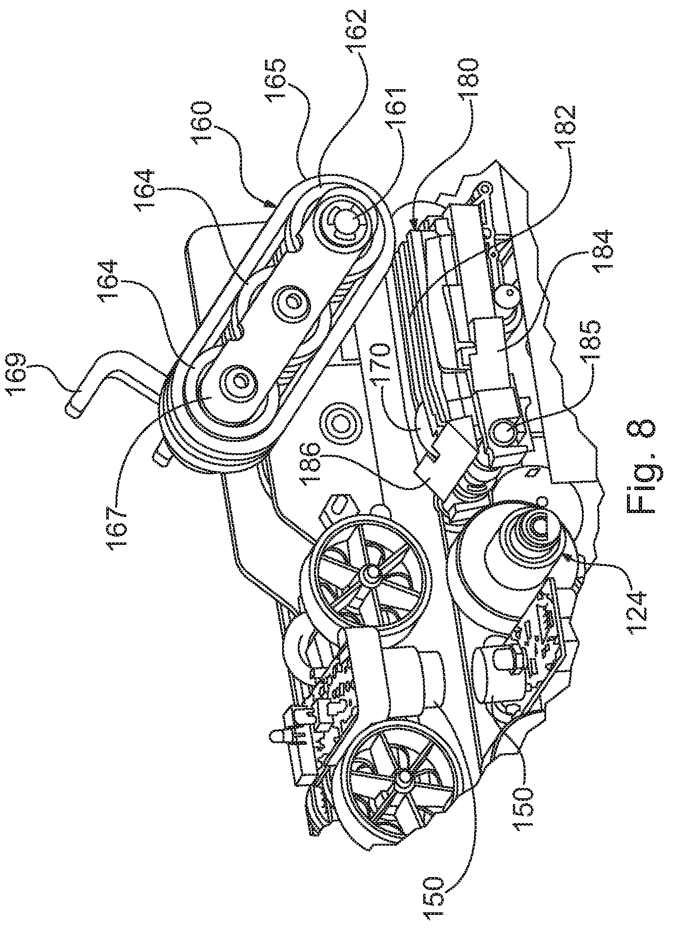 Patent US12139361 Figure 8 – Feeder for feeding document to document imaging system and method for feeding documents