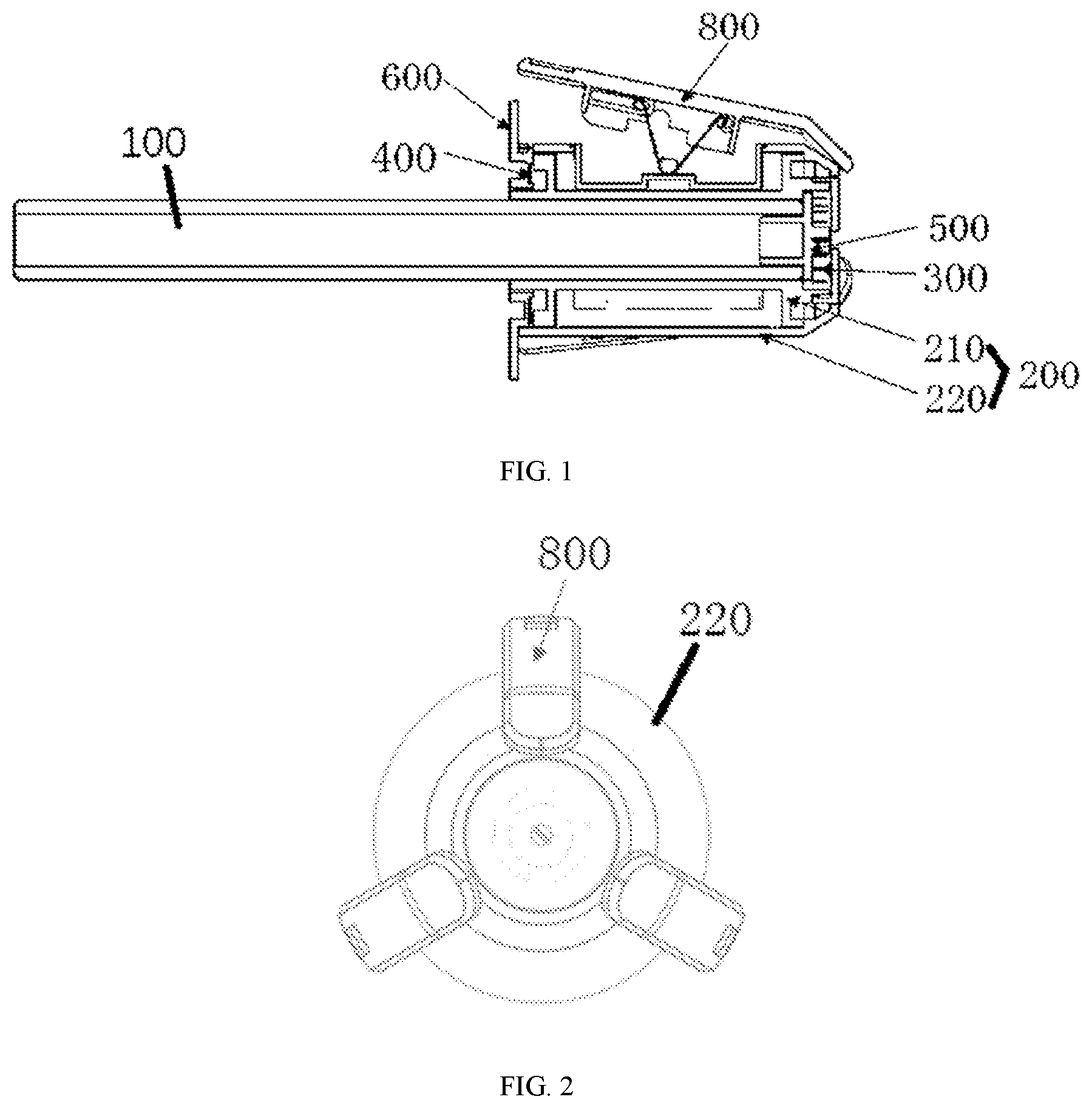 Patent US12139366 — Rotary shaft of three-dimensional printing filament spool holder, three-dimensional printing filament spool holder, and three-dimensional printer — Figure 1