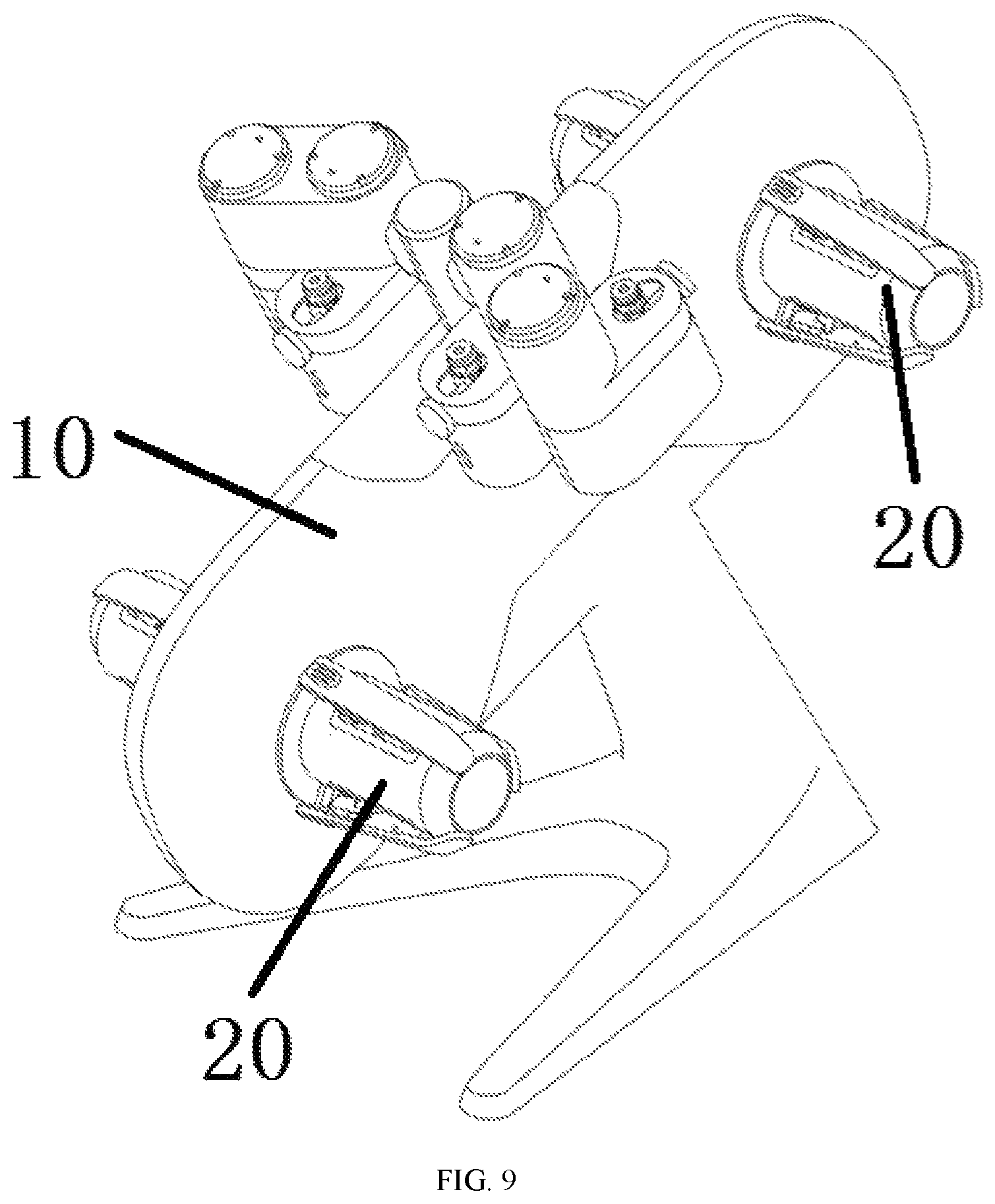 Patent US12139366 Figure 6 – Rotary shaft of three-dimensional printing filament spool holder, three-dimensional printing filament spool holder, and three-dimensional printer