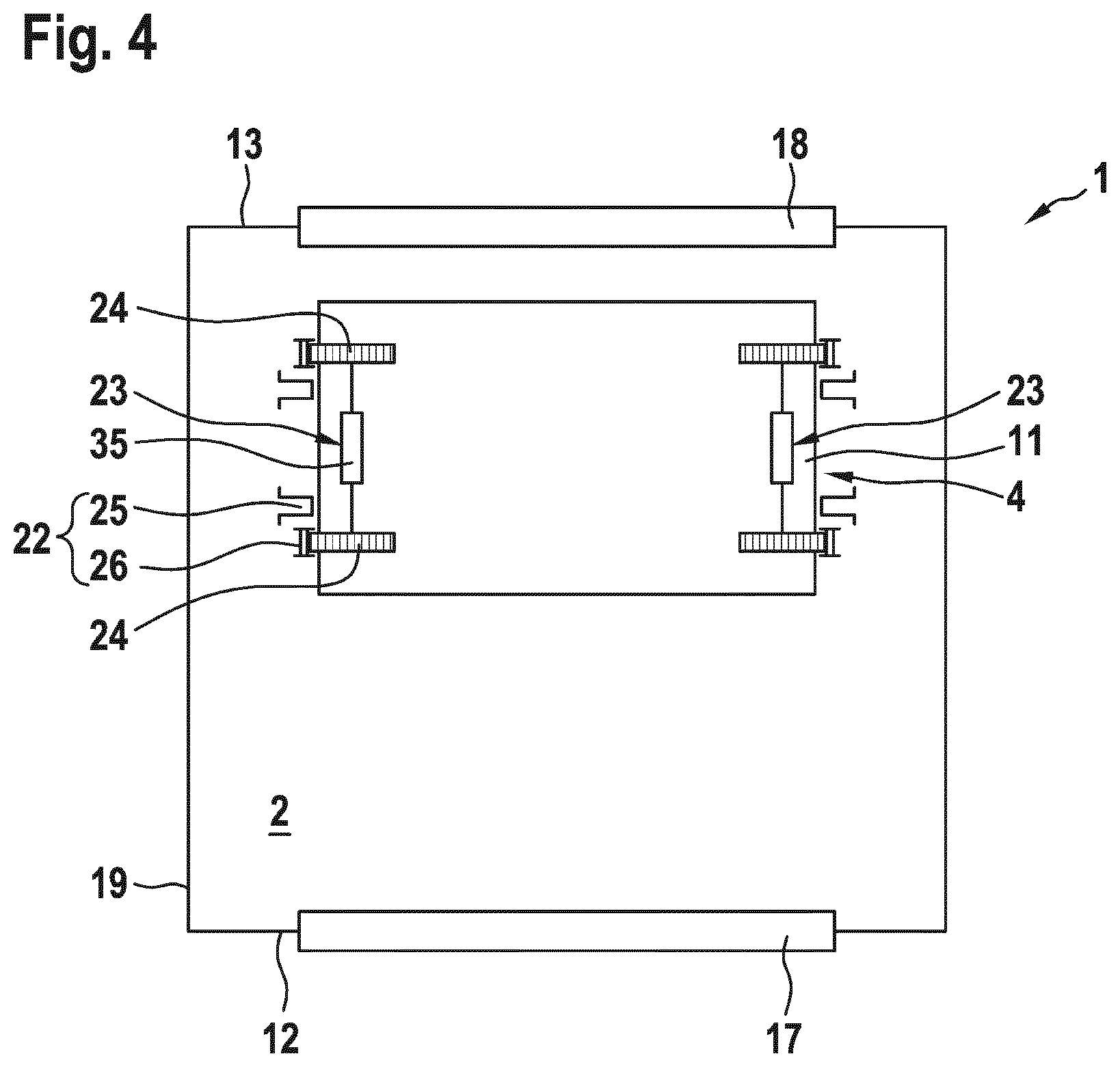 Patent US12139372 Figure 4 – Transportation system