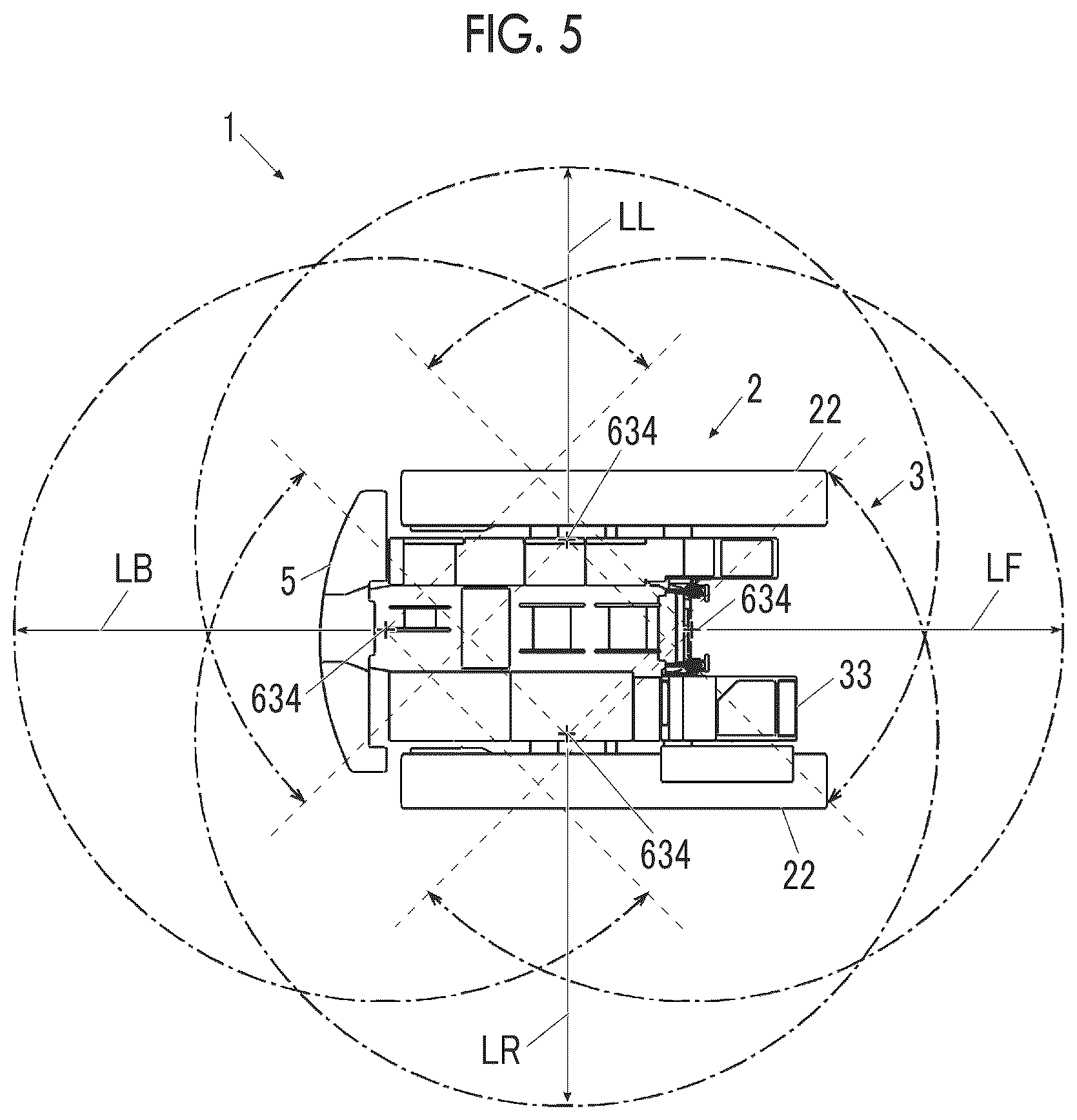 Patent US12139375 Figure 4 – Crane and monitoring device for crane