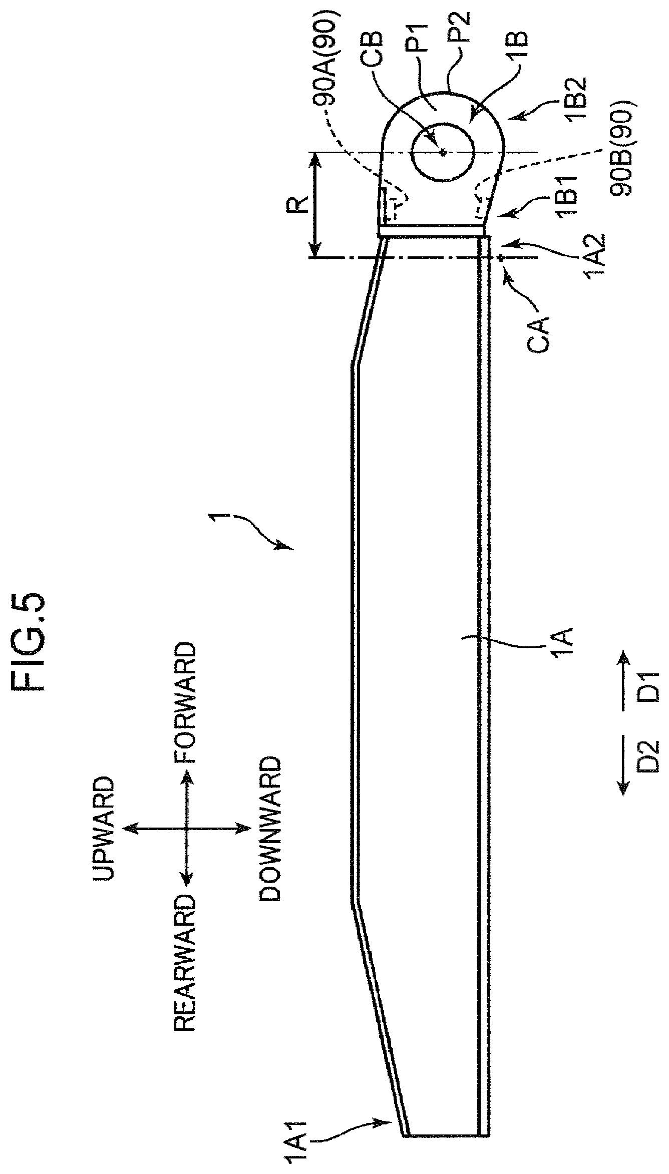 Patent US12139381 Figure 5 – Mobile crane