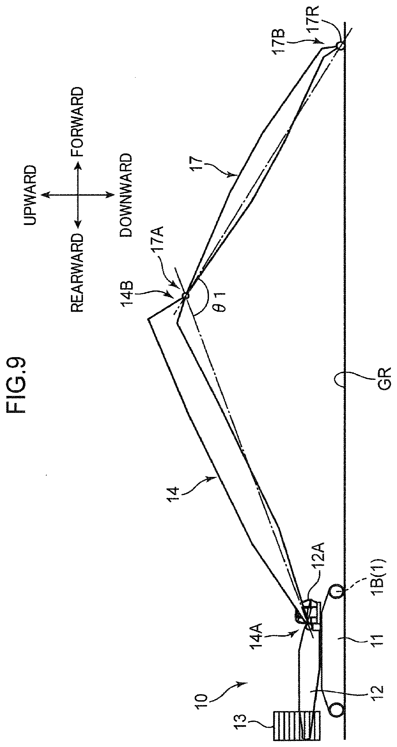Patent US12139381 Figure 9 – Mobile crane