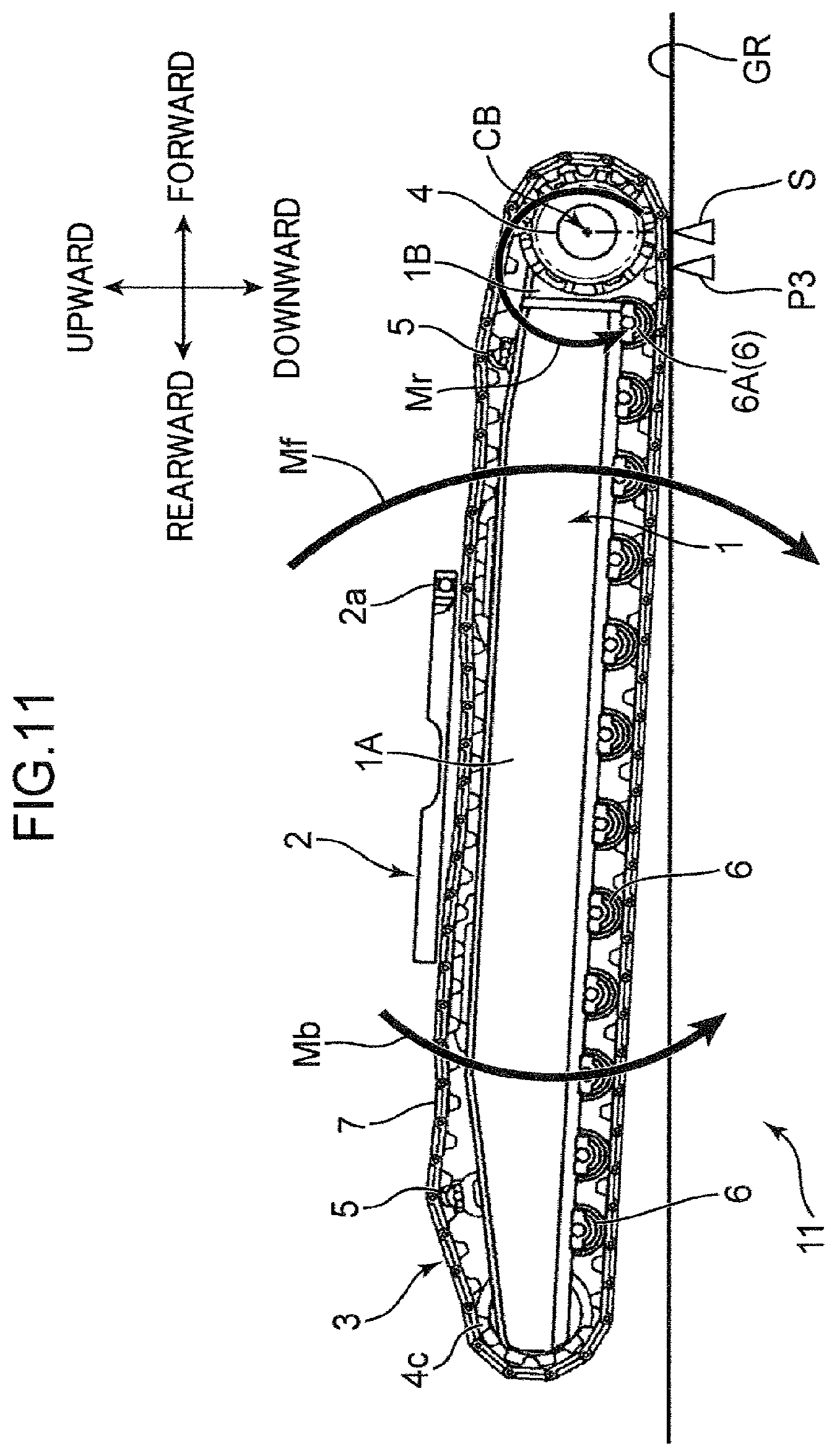 Patent US12139381 Figure 11 – Mobile crane