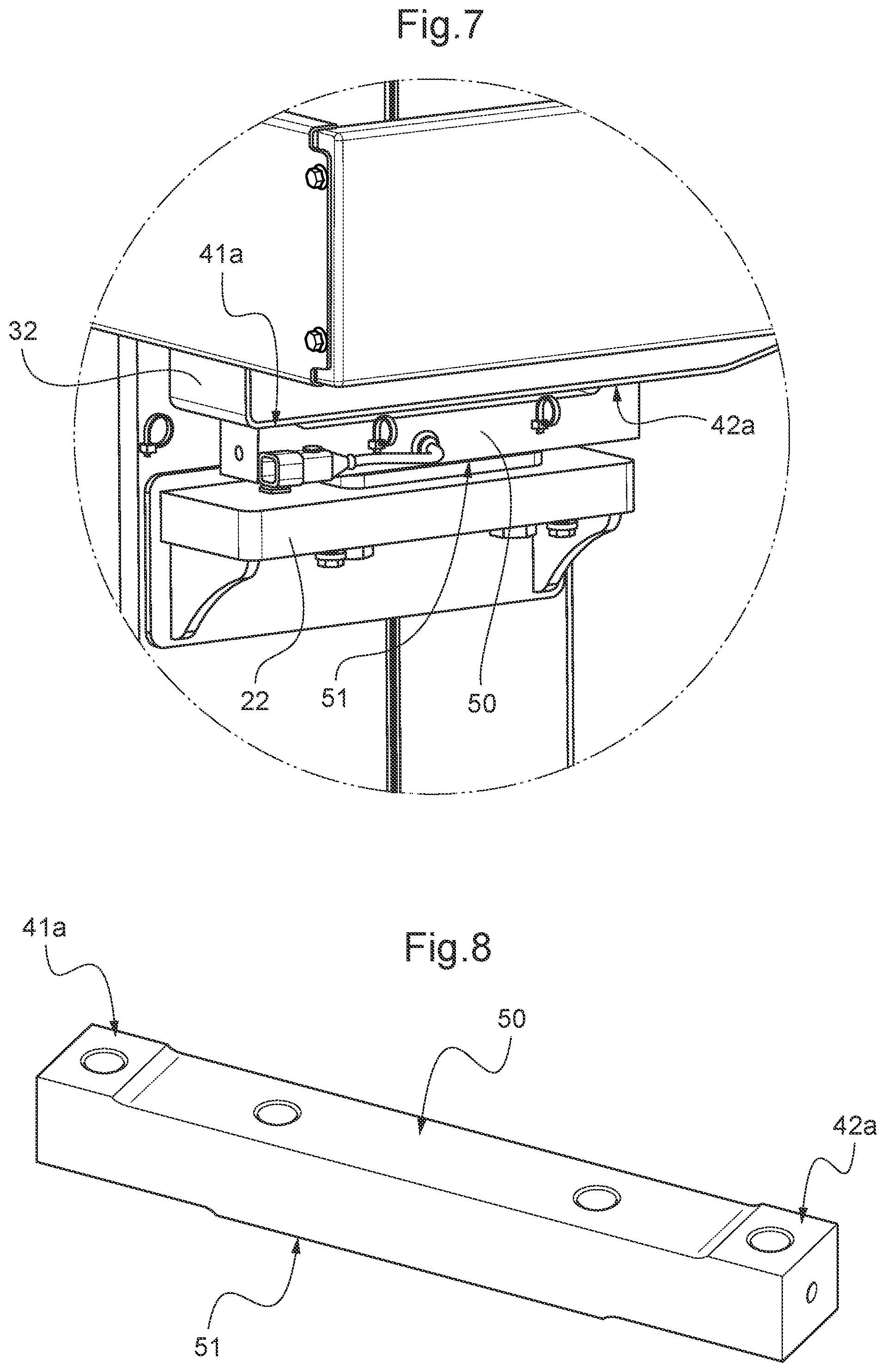 Patent US12139382 Figure 3 – Weighing system for a working platform of an aerial lift having a mast