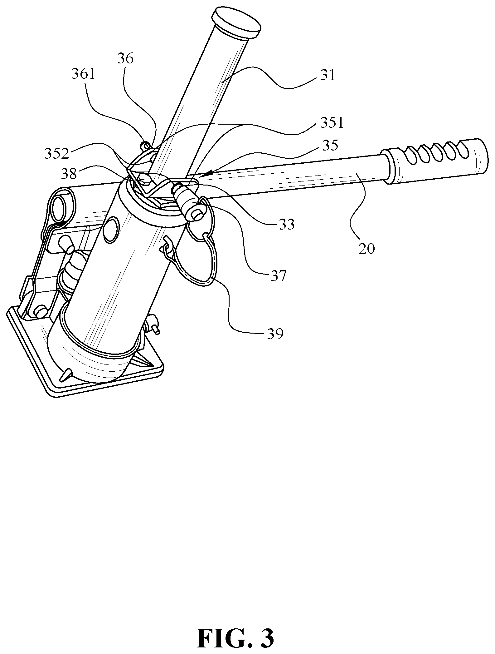 Patent US12139383 Figure 3 – Hydraulic jack
