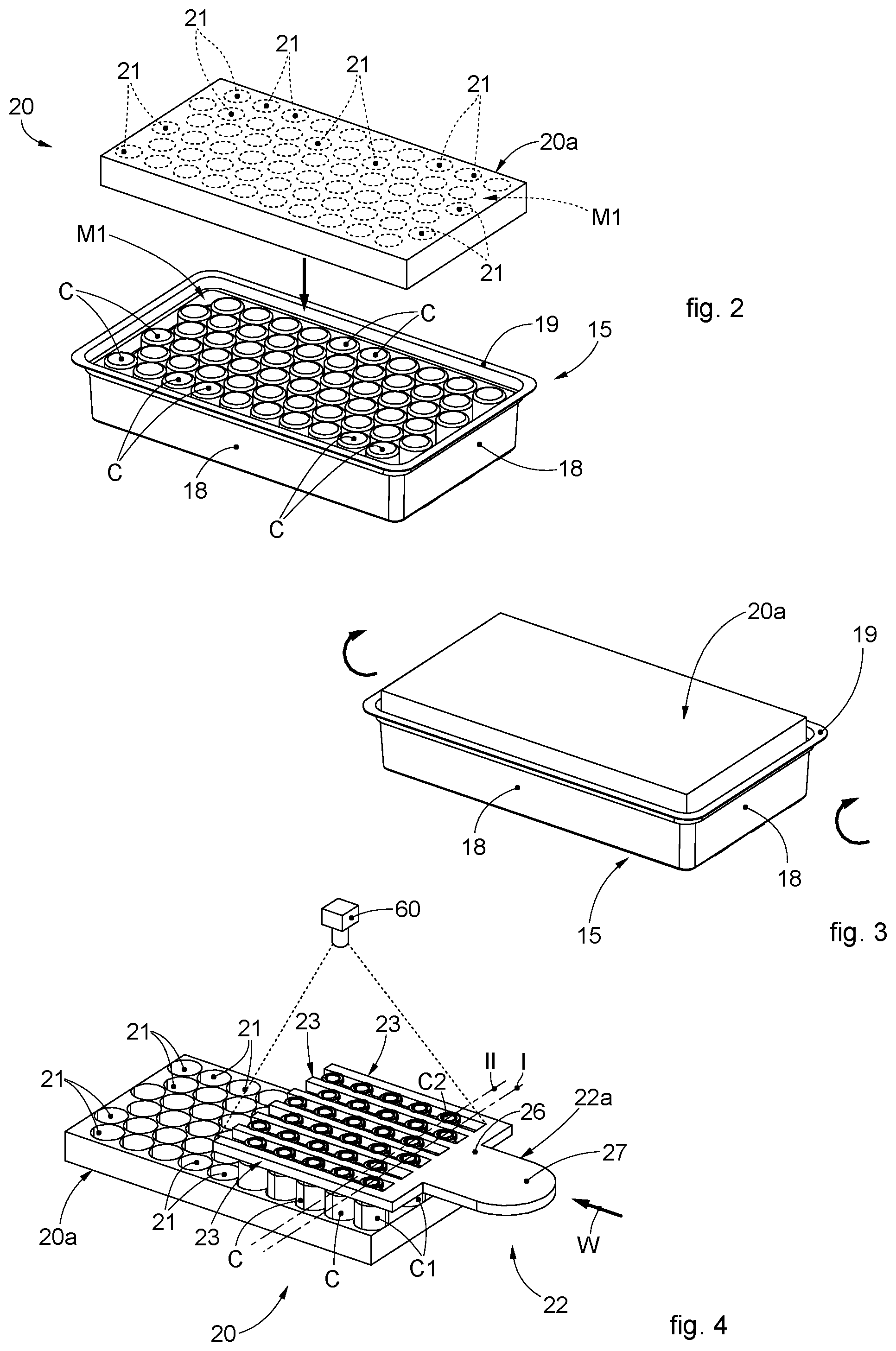 Patent US12139385 Figure 2 – Method to move containers in a line for processing said containers, and corresponding processing line