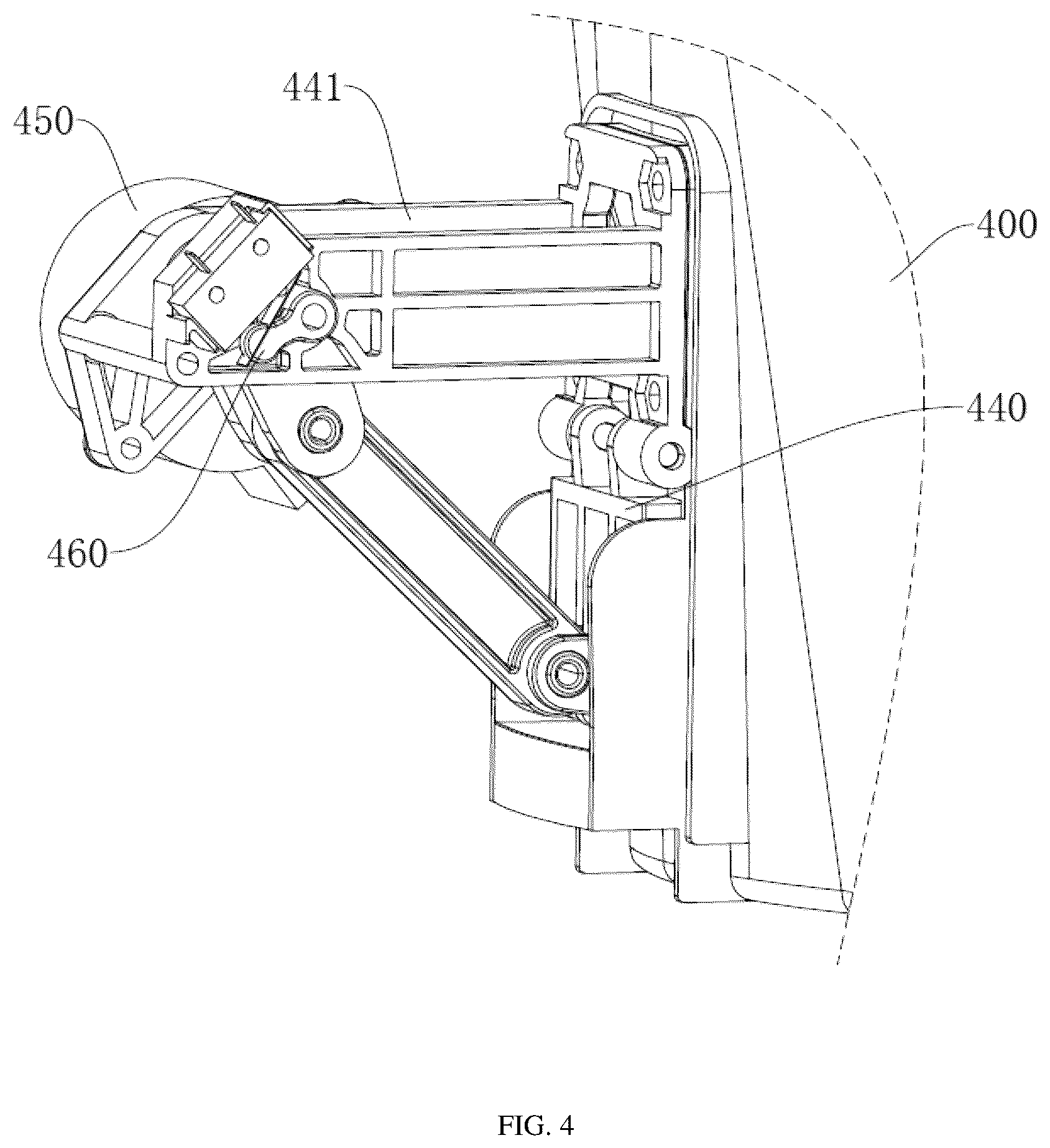 Patent US12139388 Figure 4 – Ice-making mechanism and water dispenser