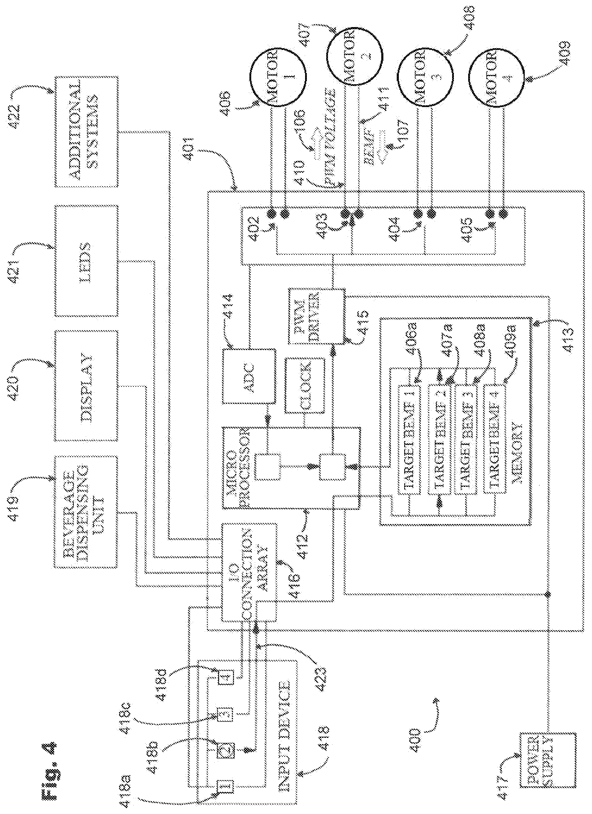 Patent US12139389 Figure 3 – Motor and pump system