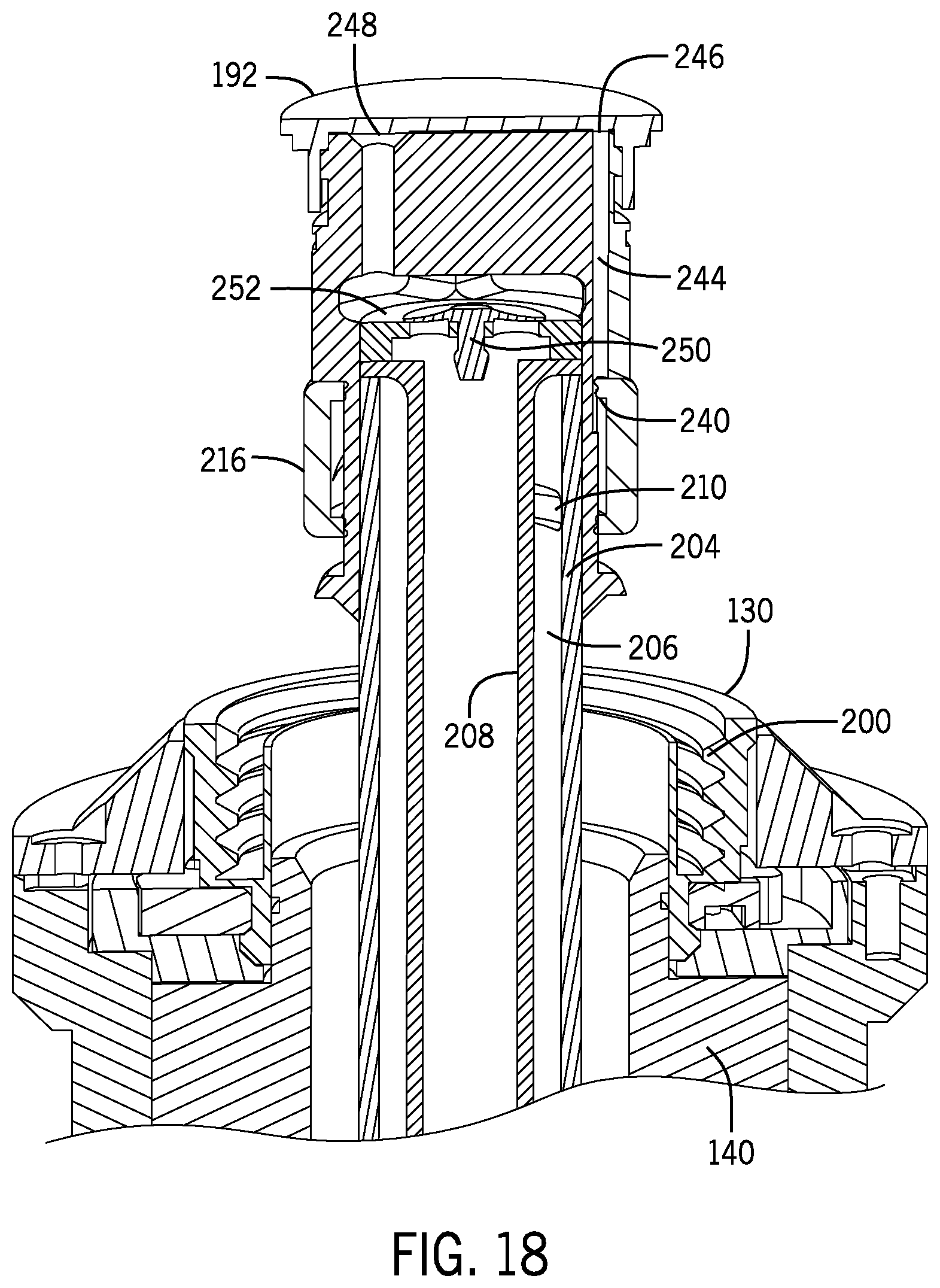 Patent US12139392 Figure 16 – Coupler for use in a closed transfer system