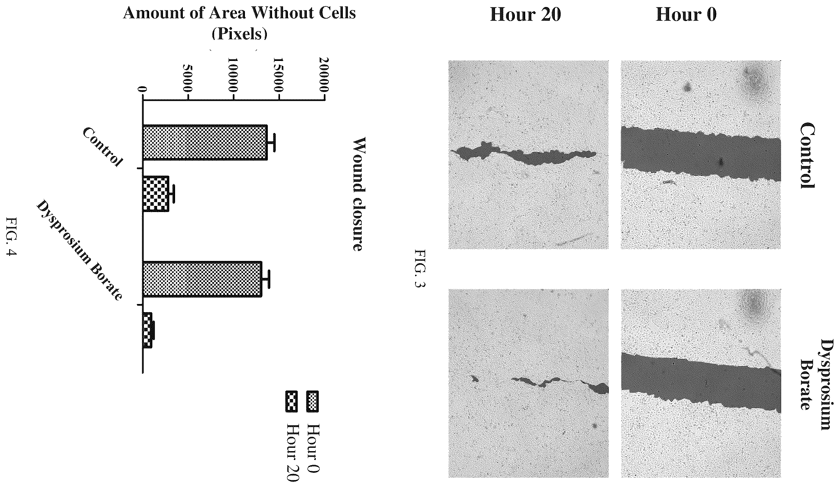 Patent US12139415 Figure 2 – Use of nano-sized lanthanide borate (dysprosium borate and erbium borate) compounds for wound healing purposes and production method thereof