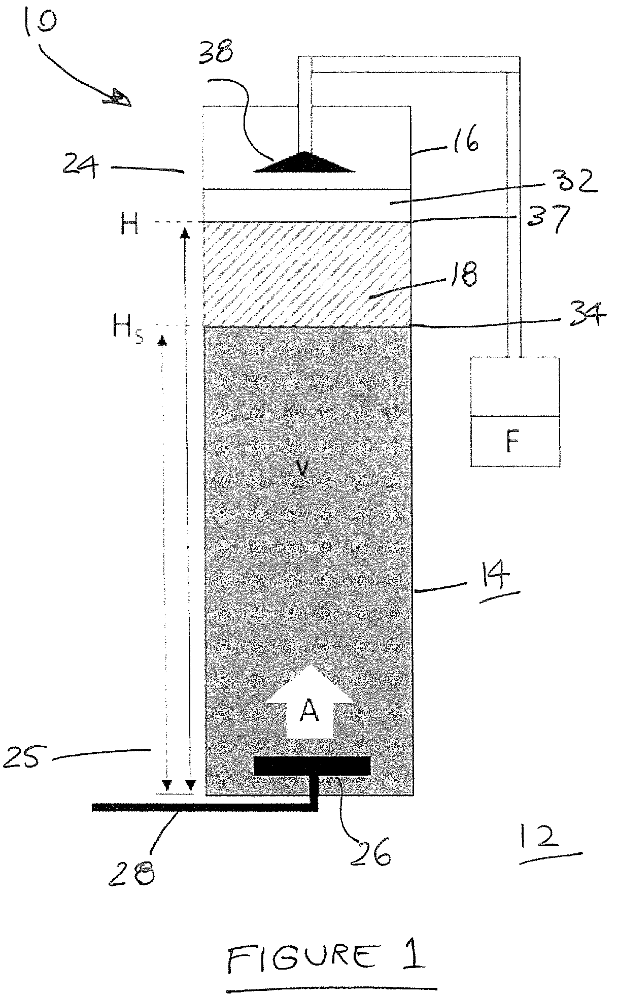Patent US12139420 Figure 1 – Method and apparatus for separation of a substance from water