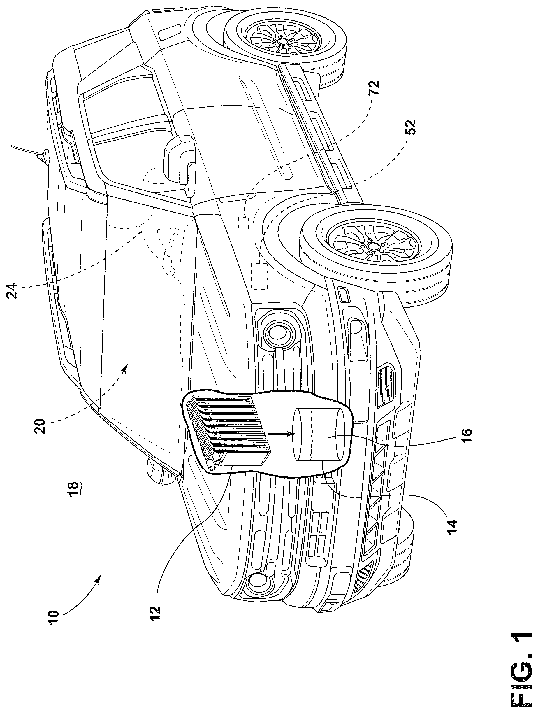 Patent US12139423 — Diagnostics of an on-board water generation system — Figure 1