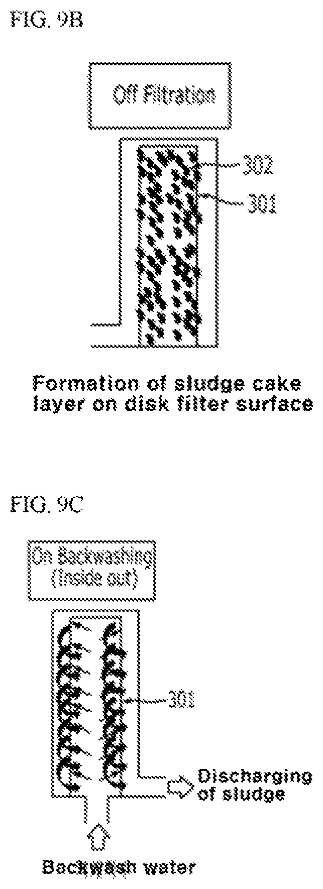 Patent US12139428 Figure 8 – Disk filter for preventing scale formation and water treatment apparatus and method using the same