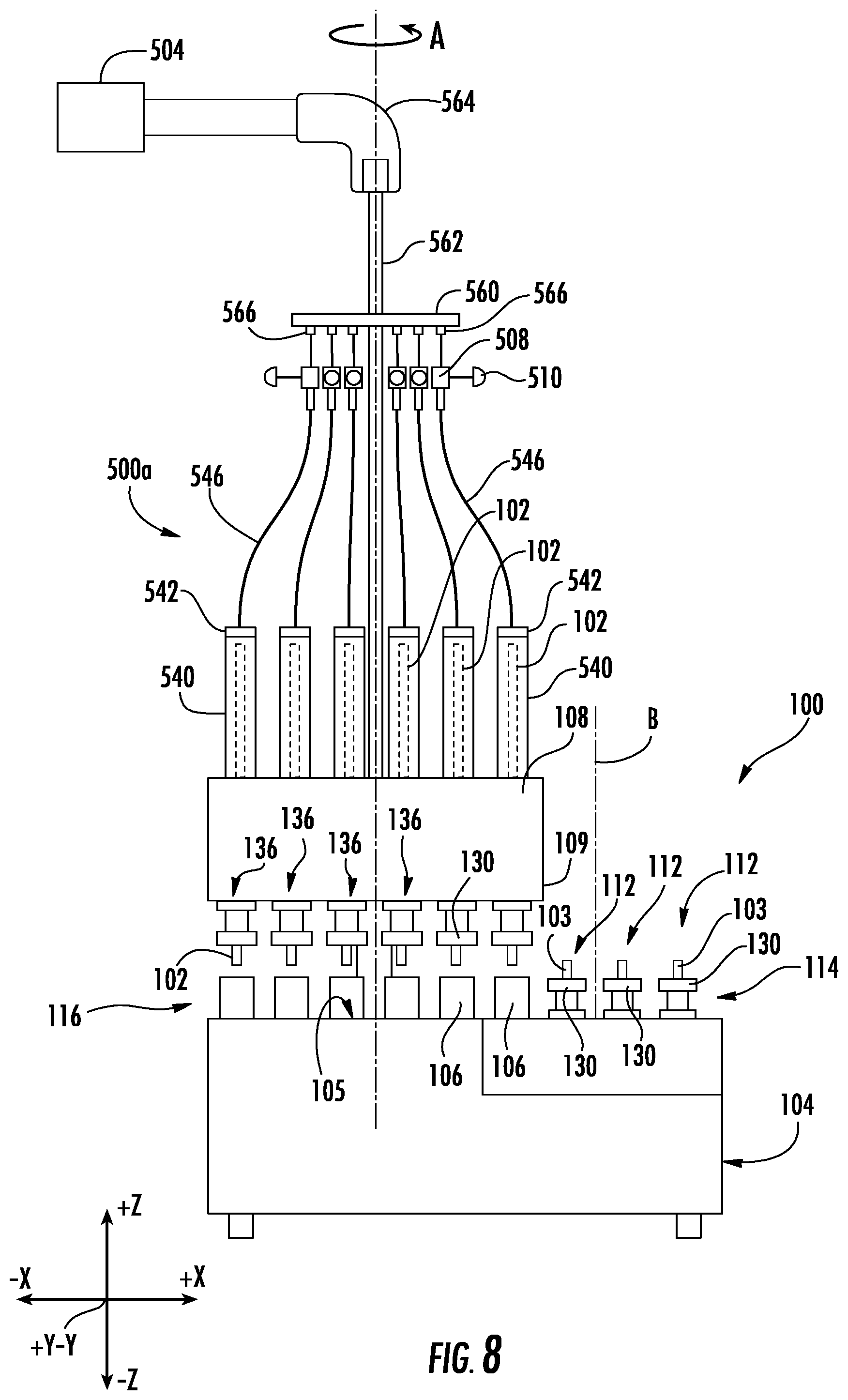 Patent US12139431 Figure 9 – Systems and methods for minimizing SHR from pharmaceutical part converting using negative pressure evacuation