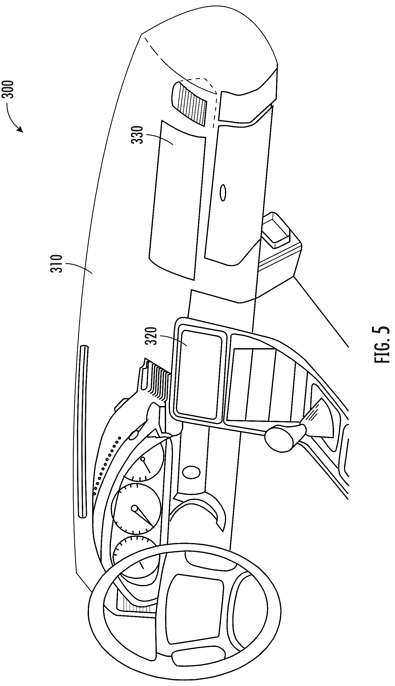 Patent US12139435 Figure 5 – Strengthened glass articles exhibiting improved headform impact performance and automotive interior systems incorporating the same