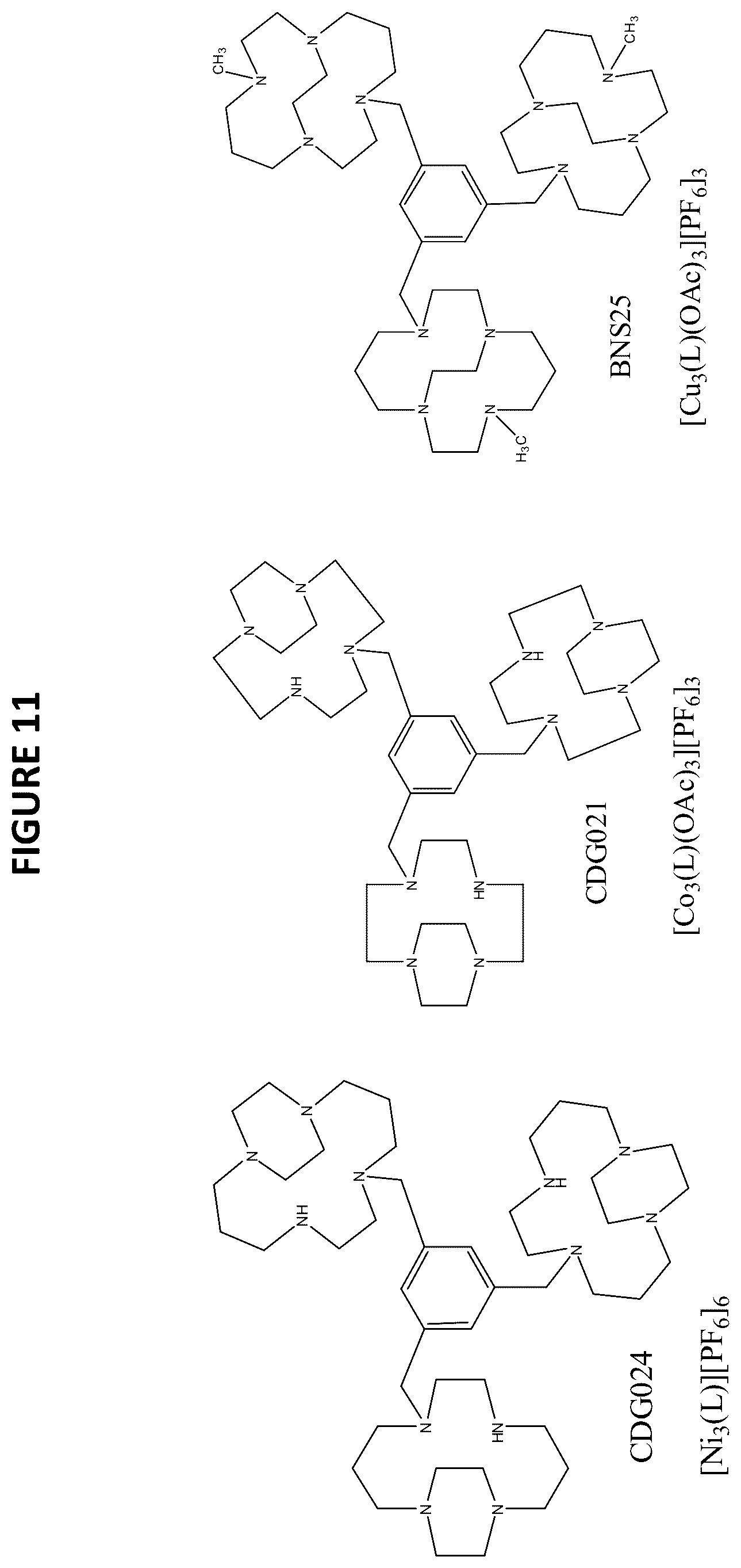 Patent US12139481 Figure 11 – Compositions comprising macrocycle derivatives incorporating bridged macrocycles and methods of producing and using same