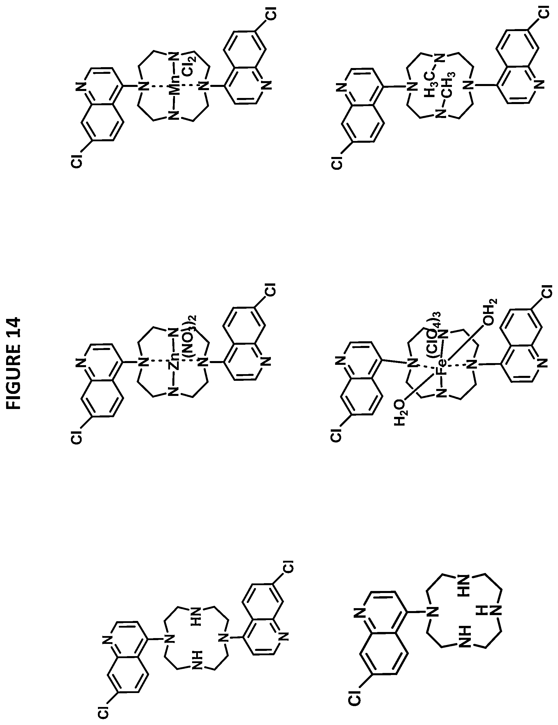 Patent US12139481 Figure 14 – Compositions comprising macrocycle derivatives incorporating bridged macrocycles and methods of producing and using same