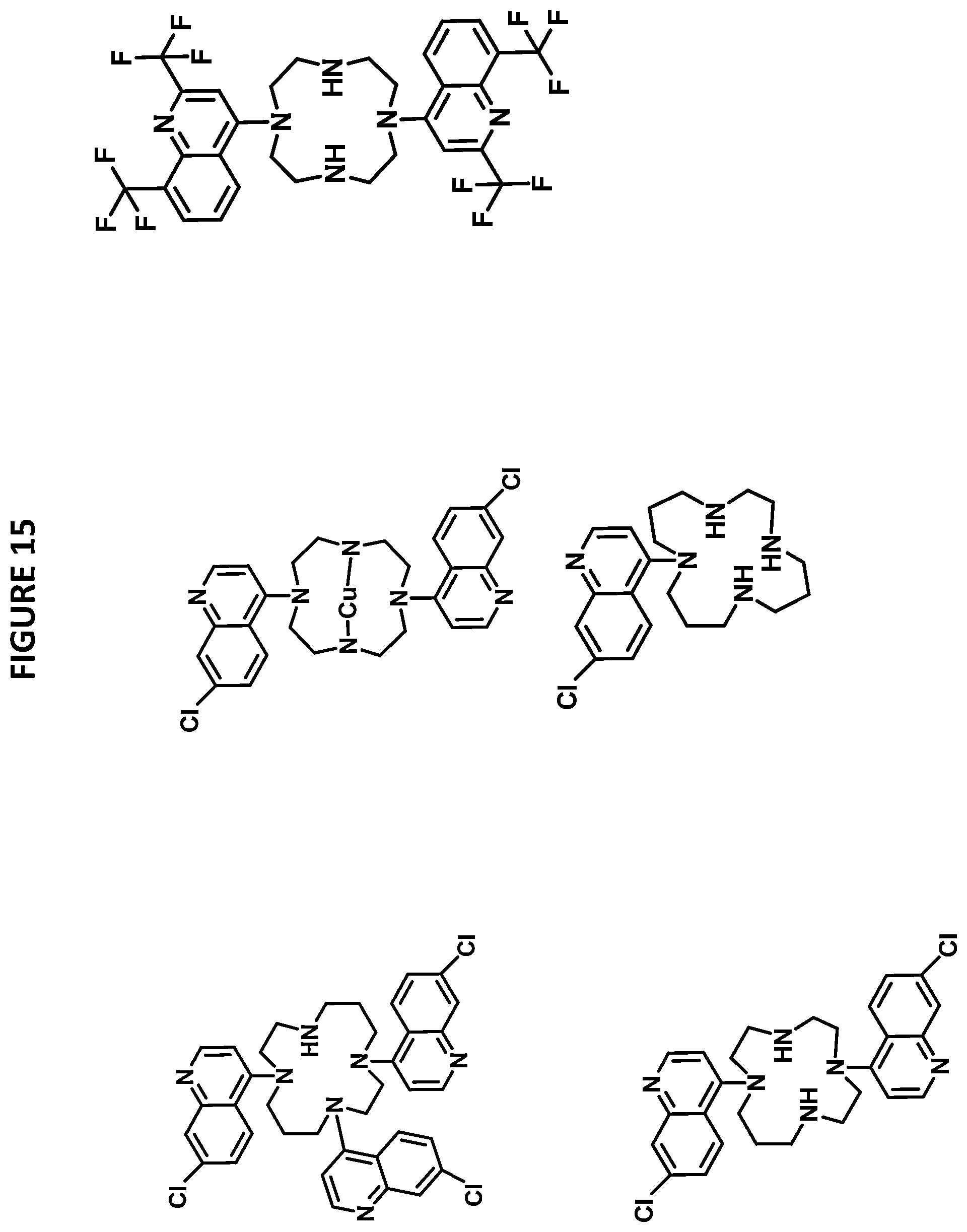 Patent US12139481 Figure 15 – Compositions comprising macrocycle derivatives incorporating bridged macrocycles and methods of producing and using same
