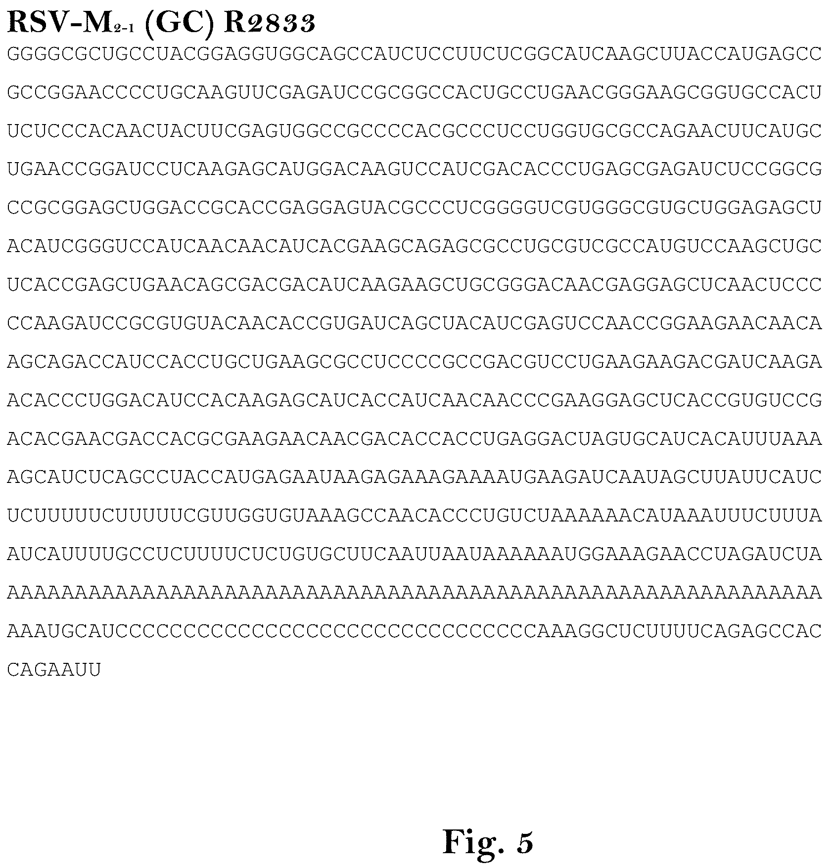 Patent US12139513 Figure 5 – Respiratory syncytial virus (RSV) vaccine