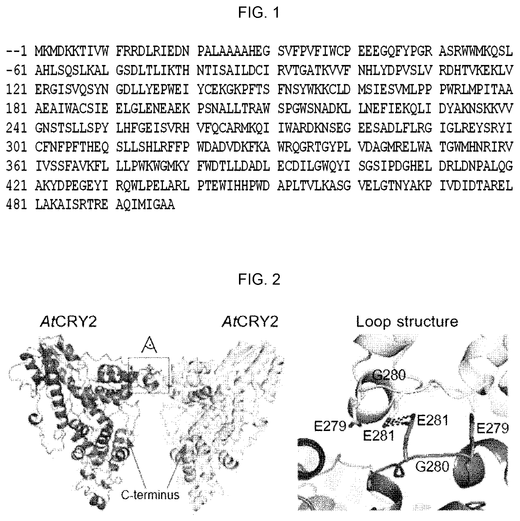 Patent US12139519 — CRY2 variant having increased photosensitivity and use thereof — Figure 1