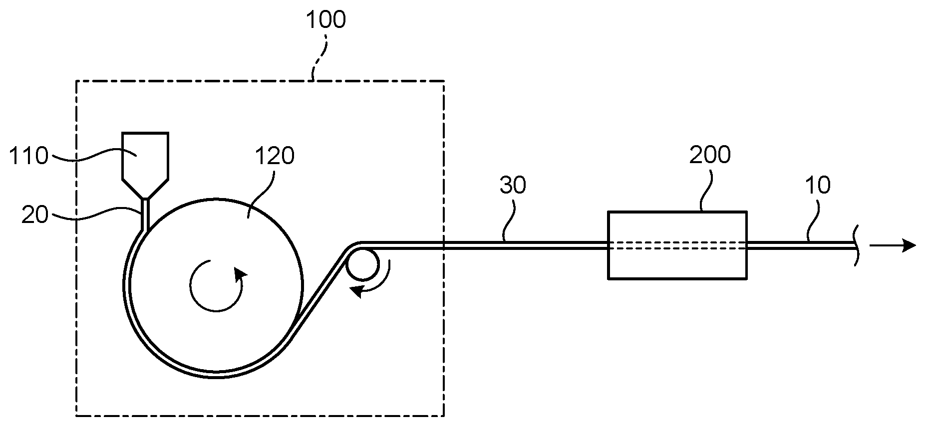 Patent US12139570 Figure 1 – Retardation film and production method for retardation film