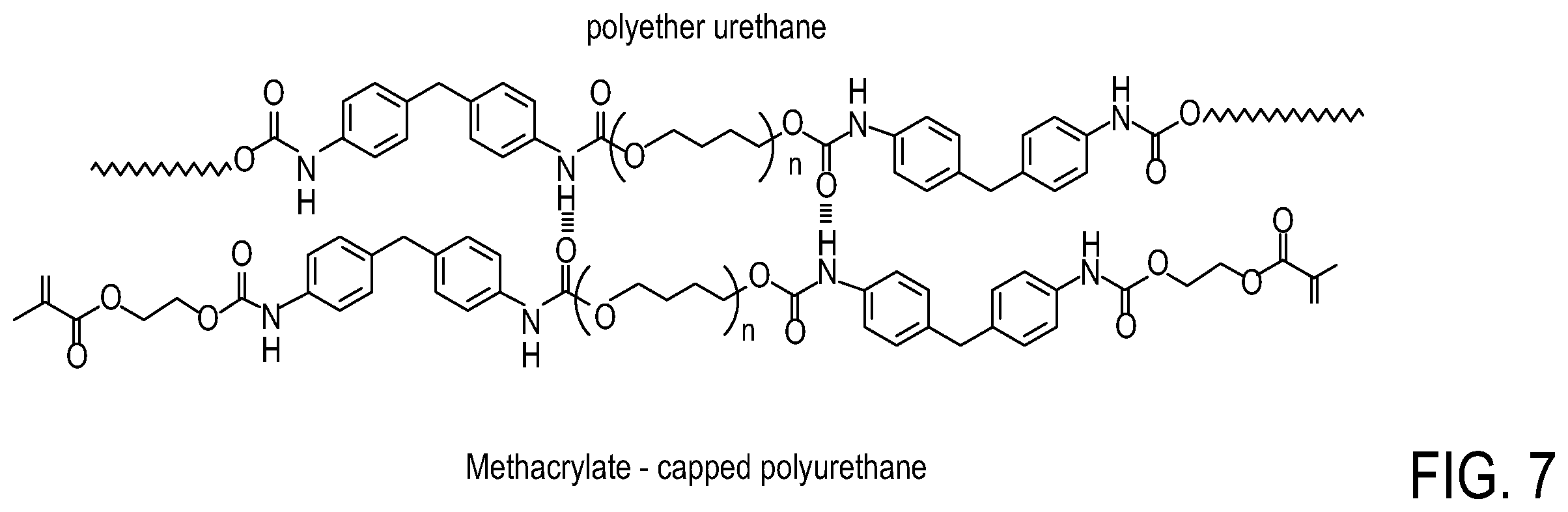 Patent US12139574 Figure 5 – Polymeric adhesive for anchoring compliant materials to another surface