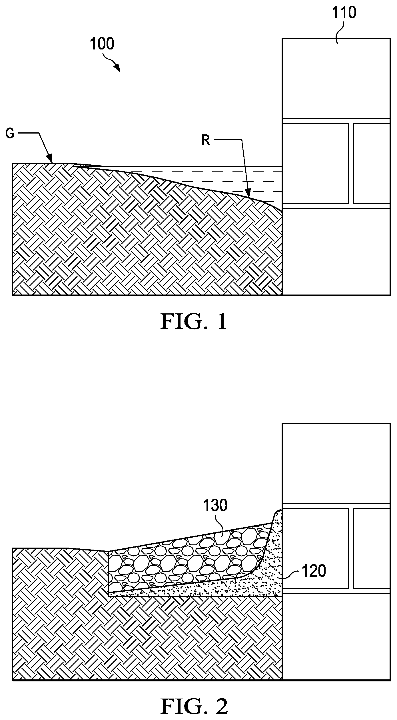 Patent US12139633 Figure 1 – Roof sloping system