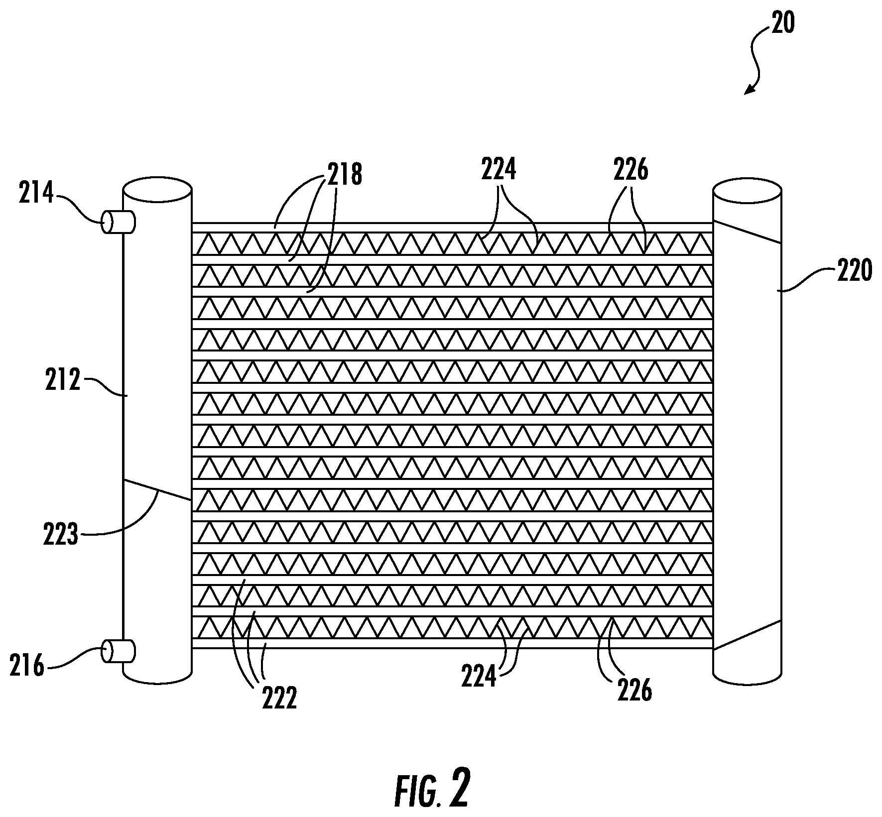 Patent US12139639 Figure 2 – Aluminum heat exchanger