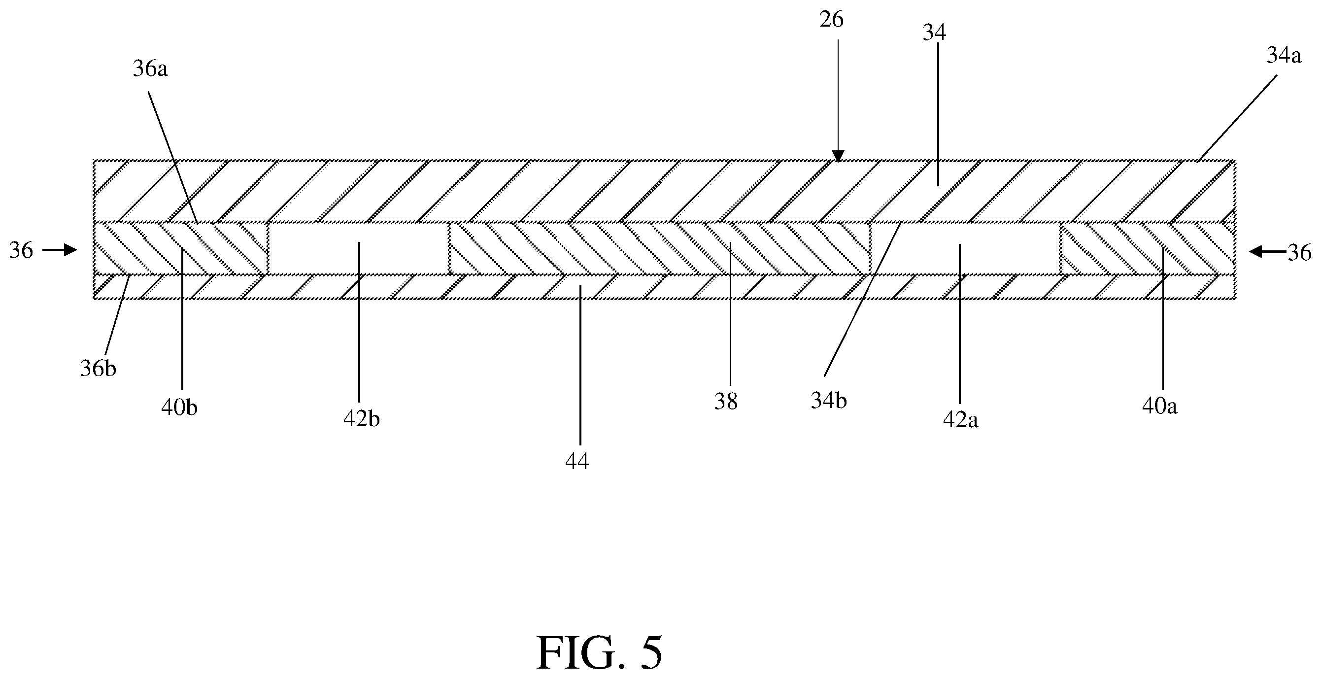 Patent US12139651 Figure 4 – Channeled seam tape