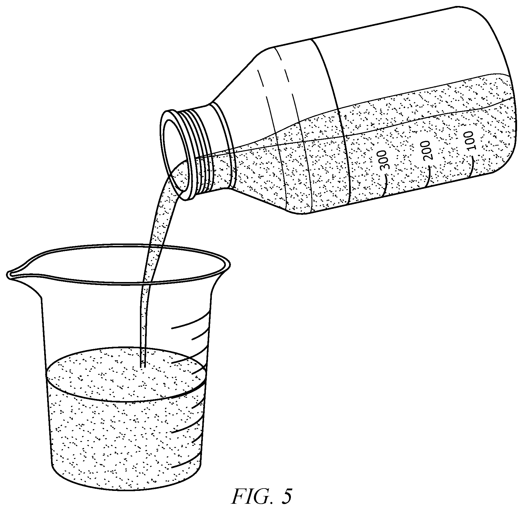 Patent US12139668 Figure 5 – Liquid suspension composition for wellbore operations, and methods of making and using same