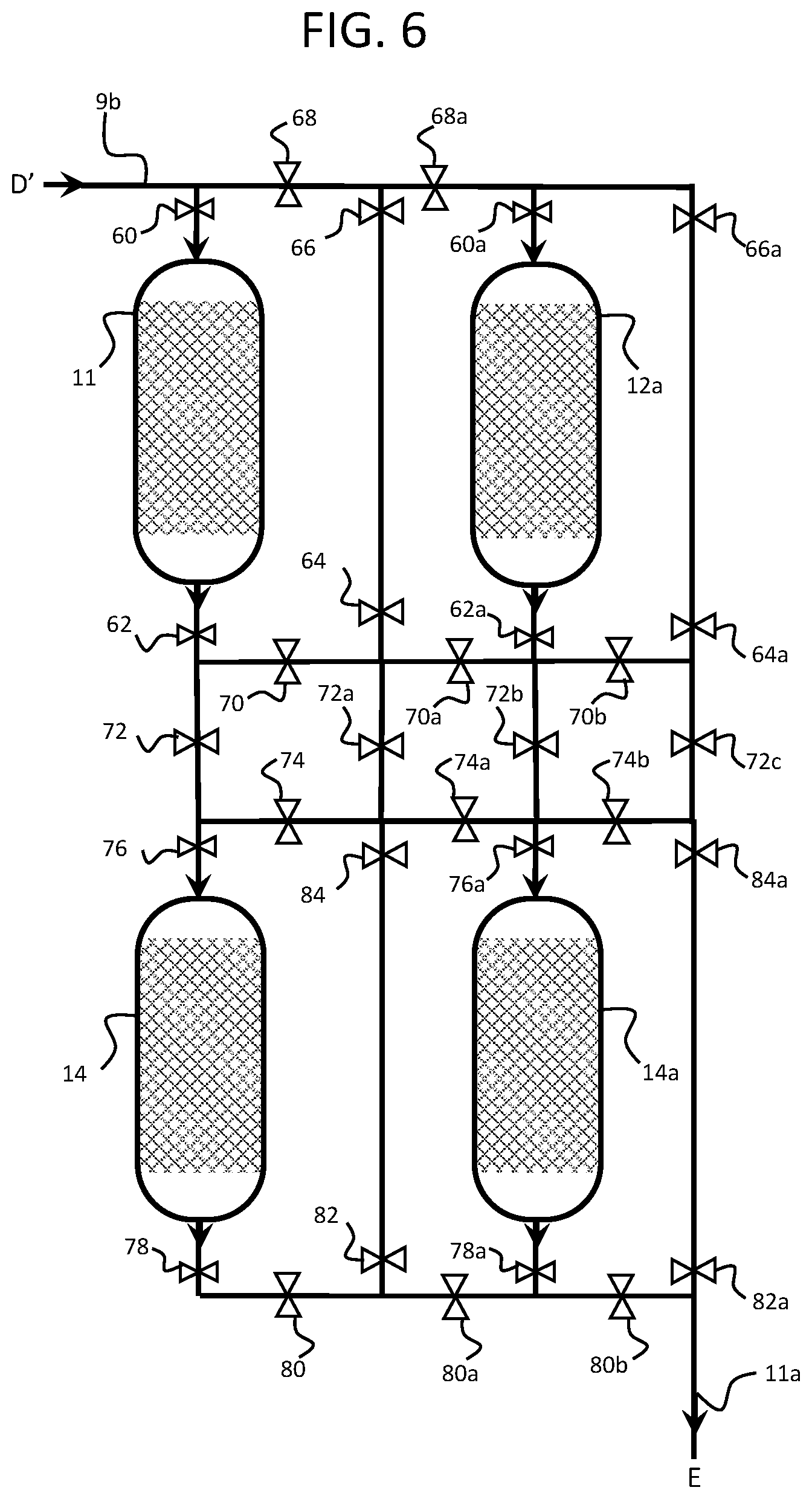 Patent US12139672 Figure 5 – Multi-stage device and process for production of a low sulfur heavy marine fuel oil