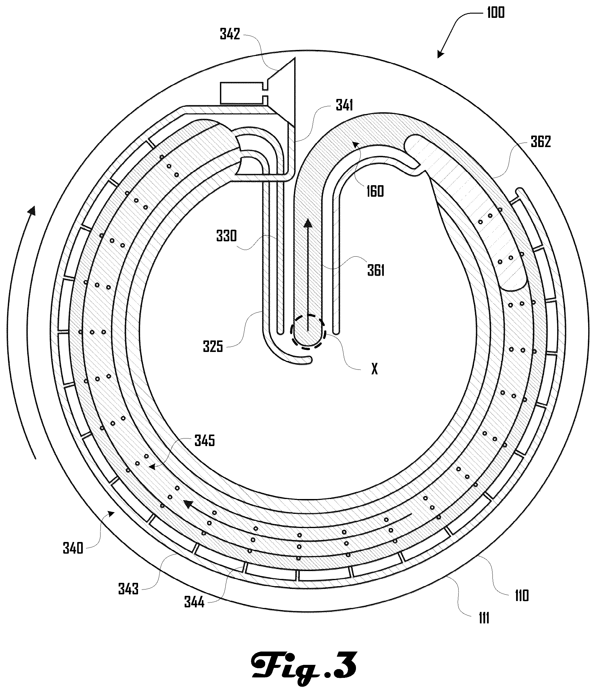 Patent US12139677 Figure 3 – Centrifuge reactor system and method
