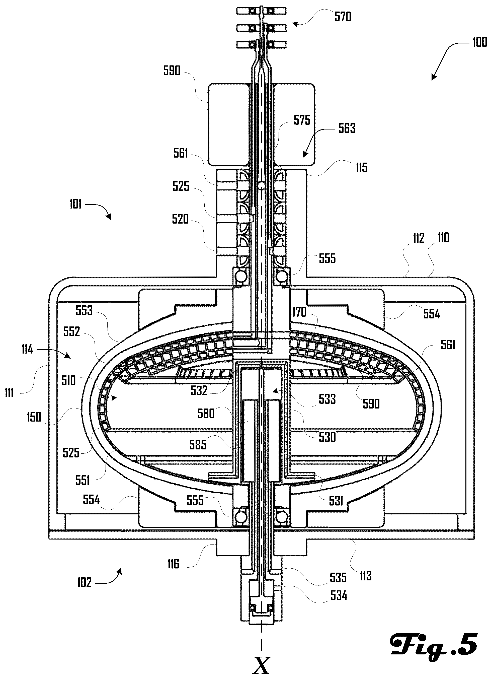 Patent US12139677 Figure 5 – Centrifuge reactor system and method