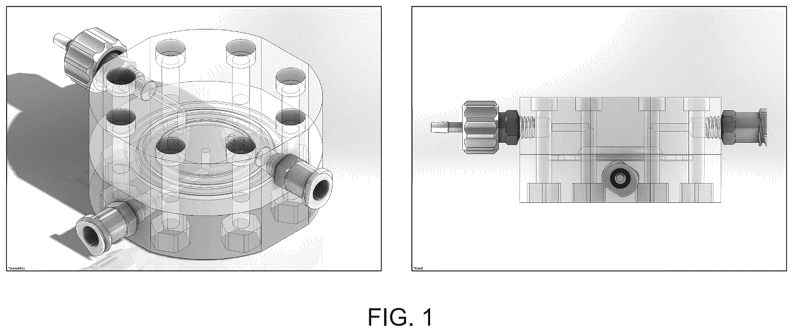 Patent US12139697 Figure 1 – Apparatus for efficient genetic modification of cells