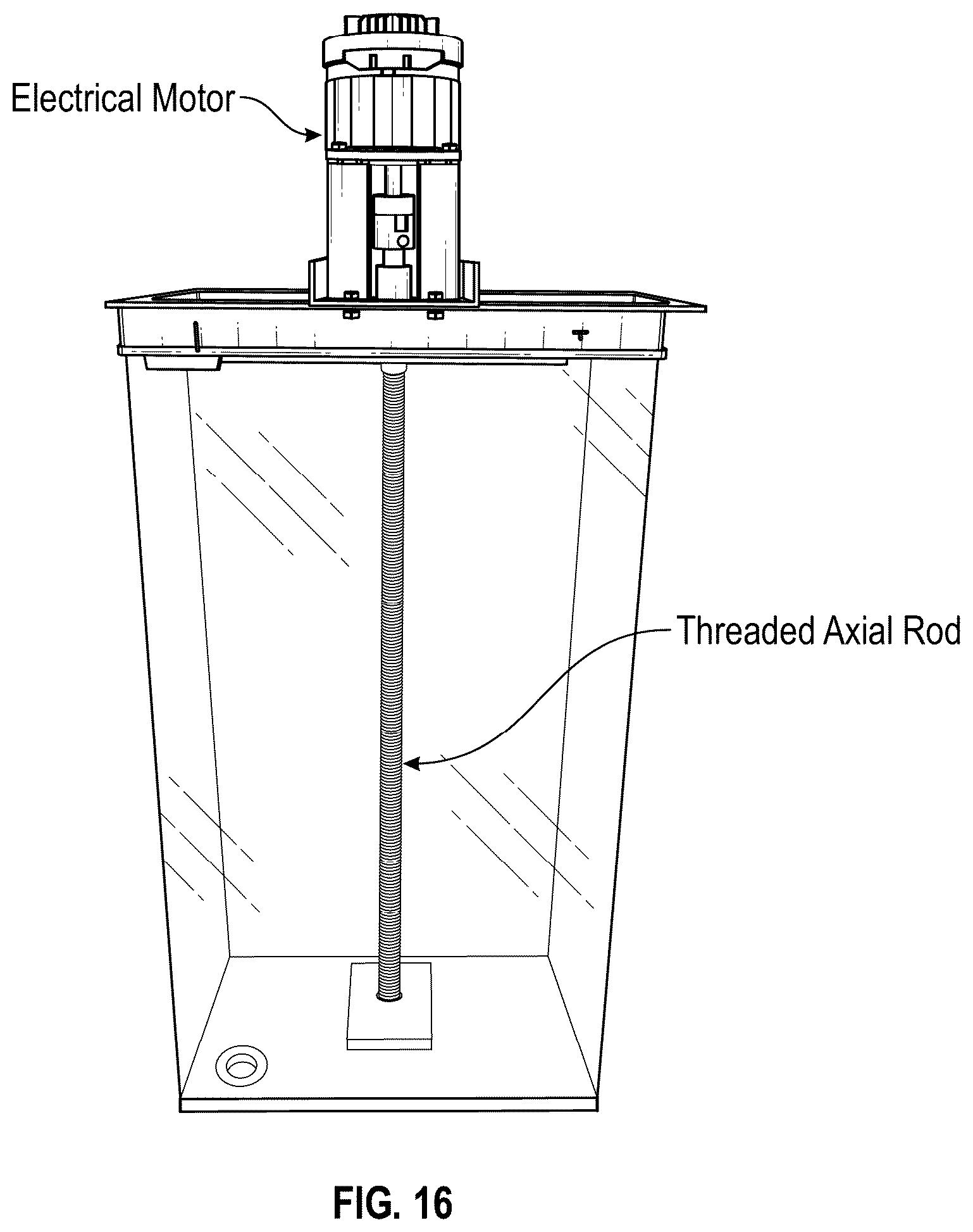 Patent US12139698 Figure 10 – Axial dispersion bioreactor (ADBR) for production of microalgae and other microorganisms