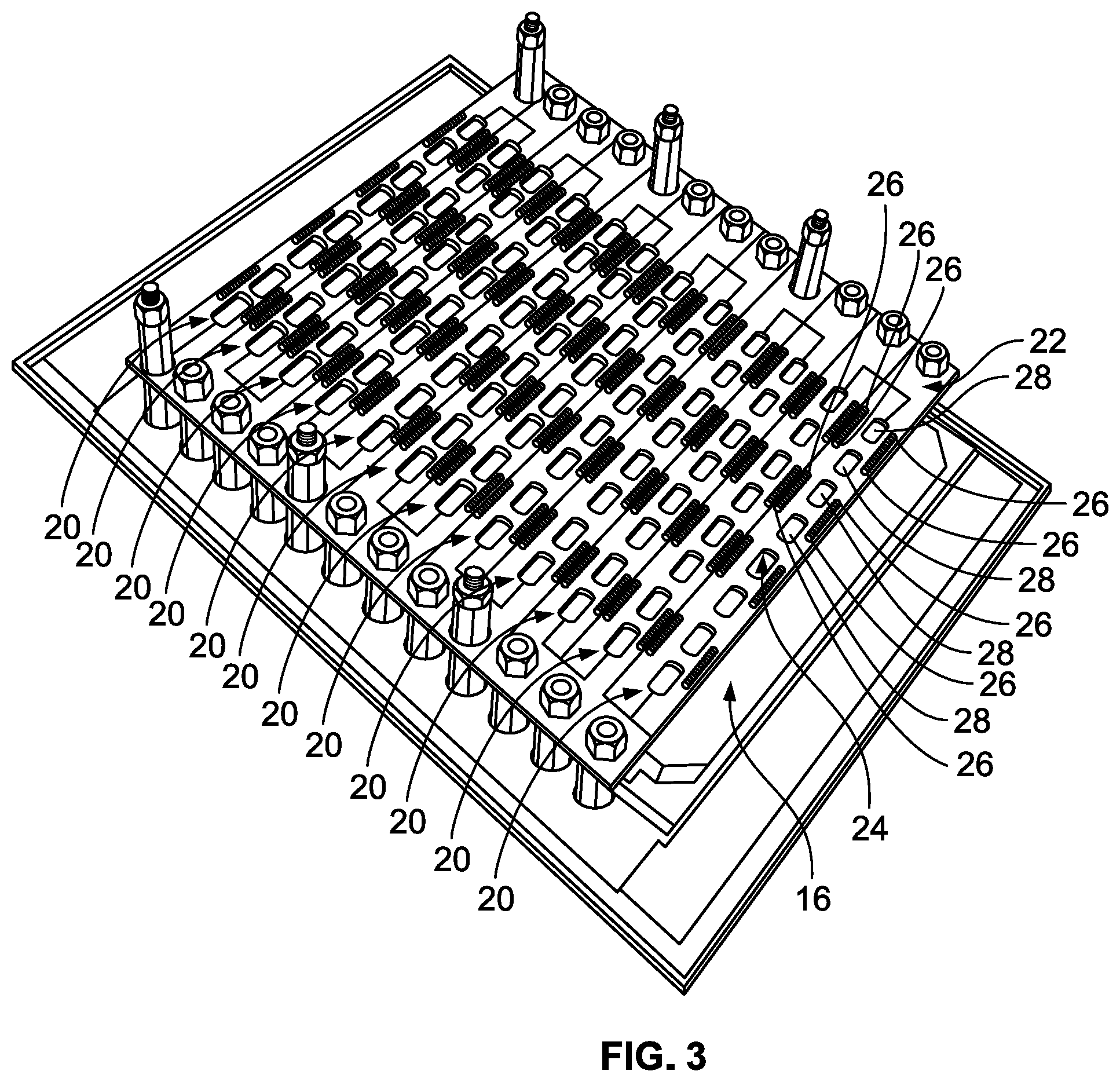 Patent US12139702 Figure 6 – Adaptive electrode arrangement and method for implementation in a cell incubator system and applications thereof