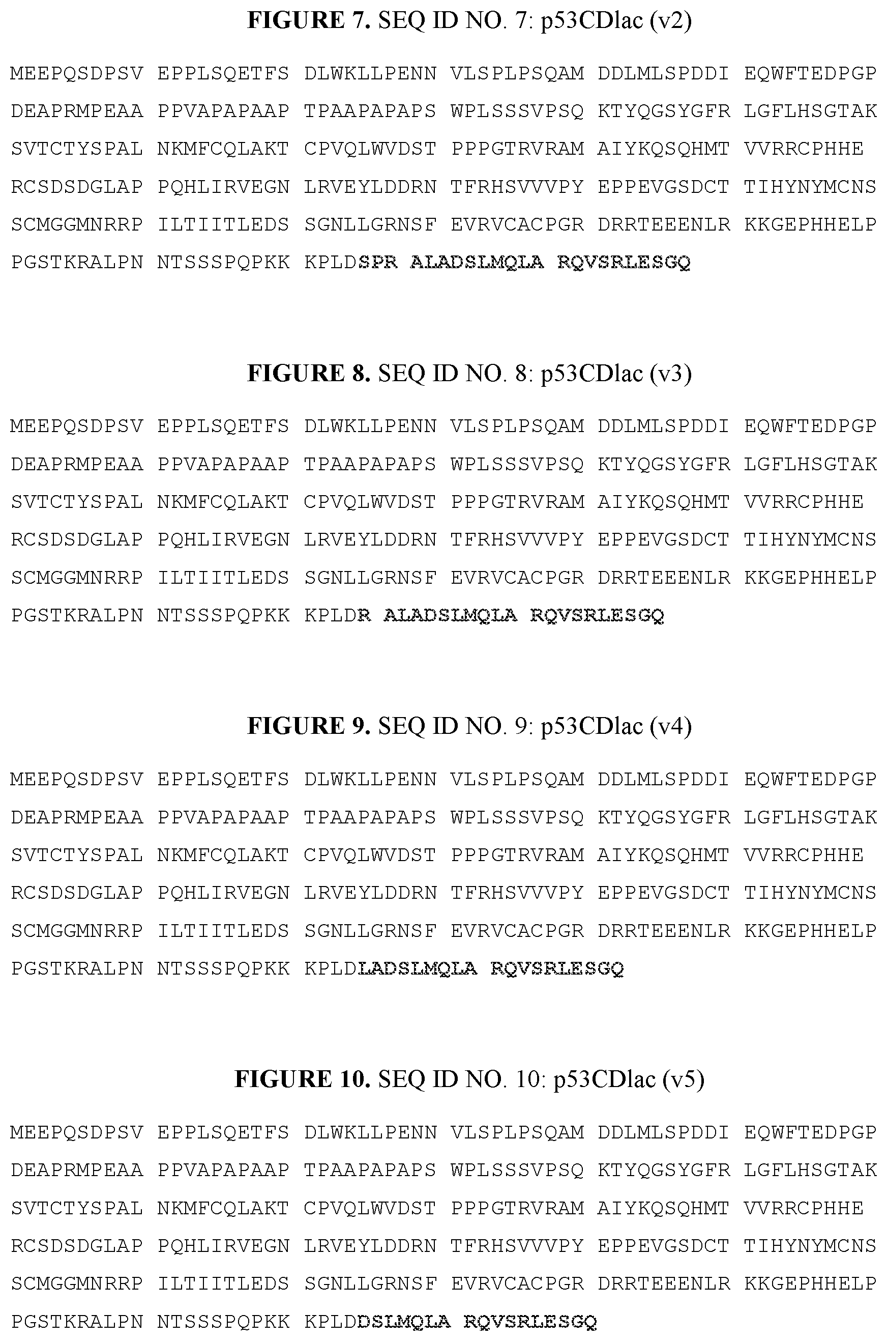 Patent US12139714 Figure 4 – P53, P63, and P73 homo-tetrameric compositions