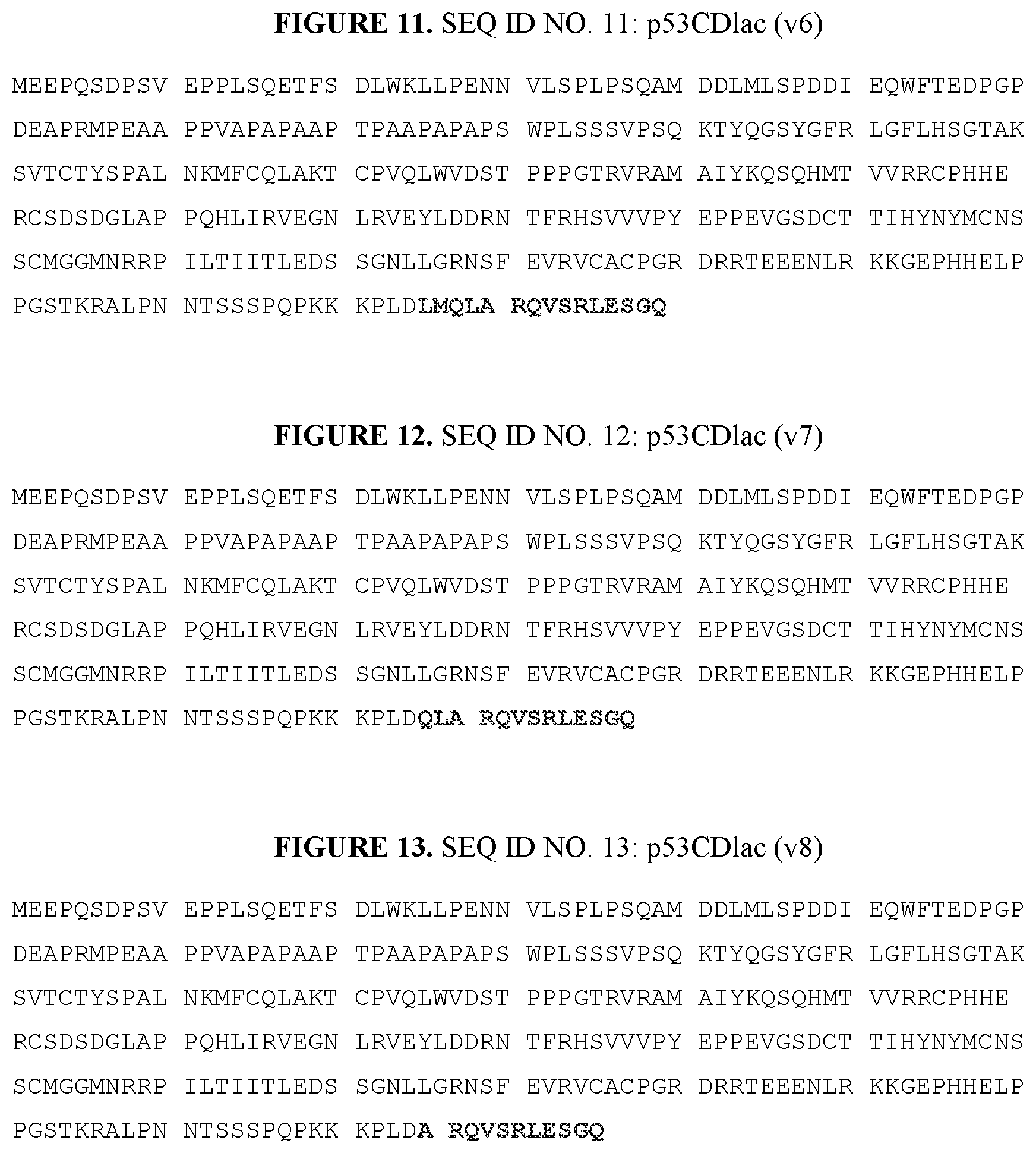 Patent US12139714 Figure 5 – P53, P63, and P73 homo-tetrameric compositions
