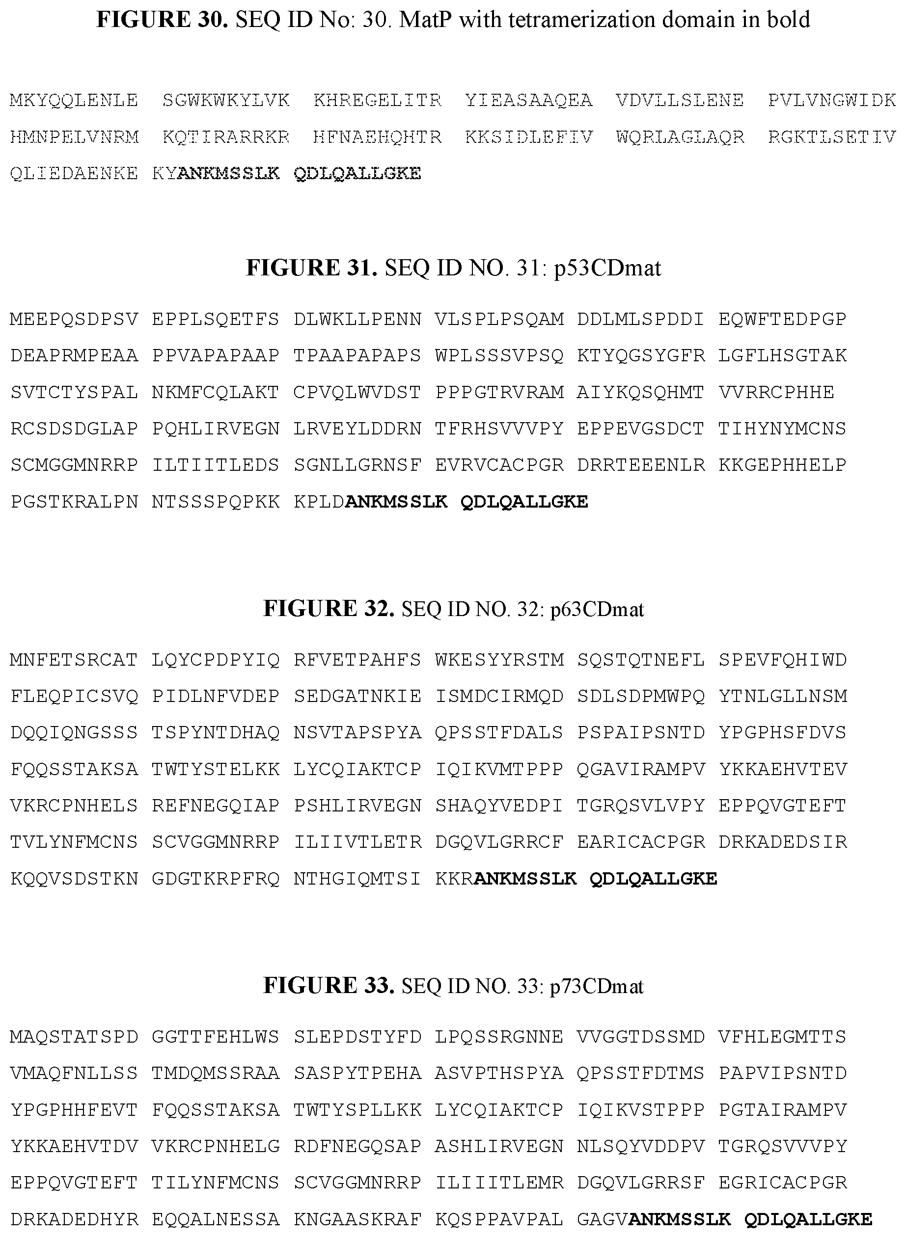 Patent US12139714 Figure 11 – P53, P63, and P73 homo-tetrameric compositions