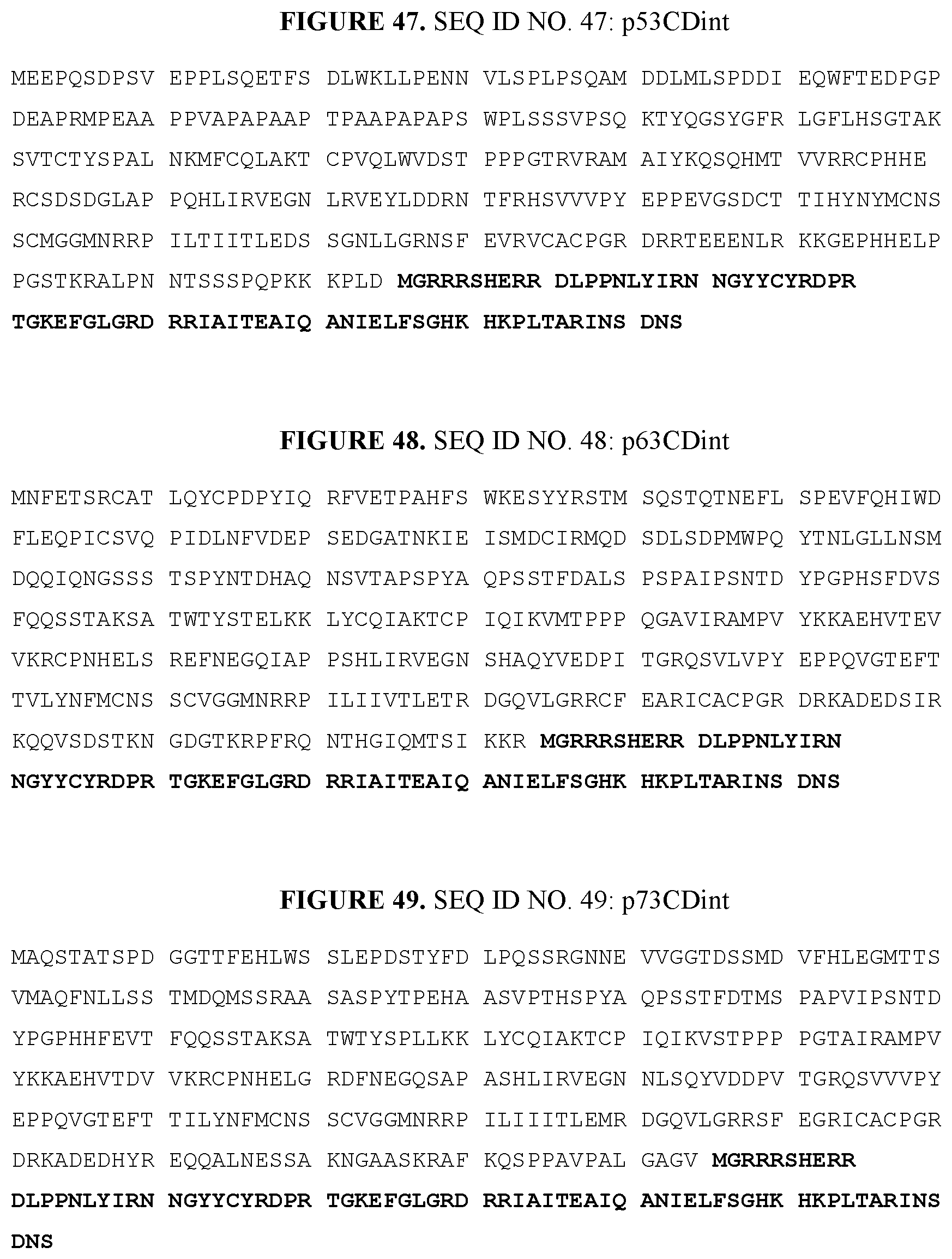 Patent US12139714 Figure 16 – P53, P63, and P73 homo-tetrameric compositions