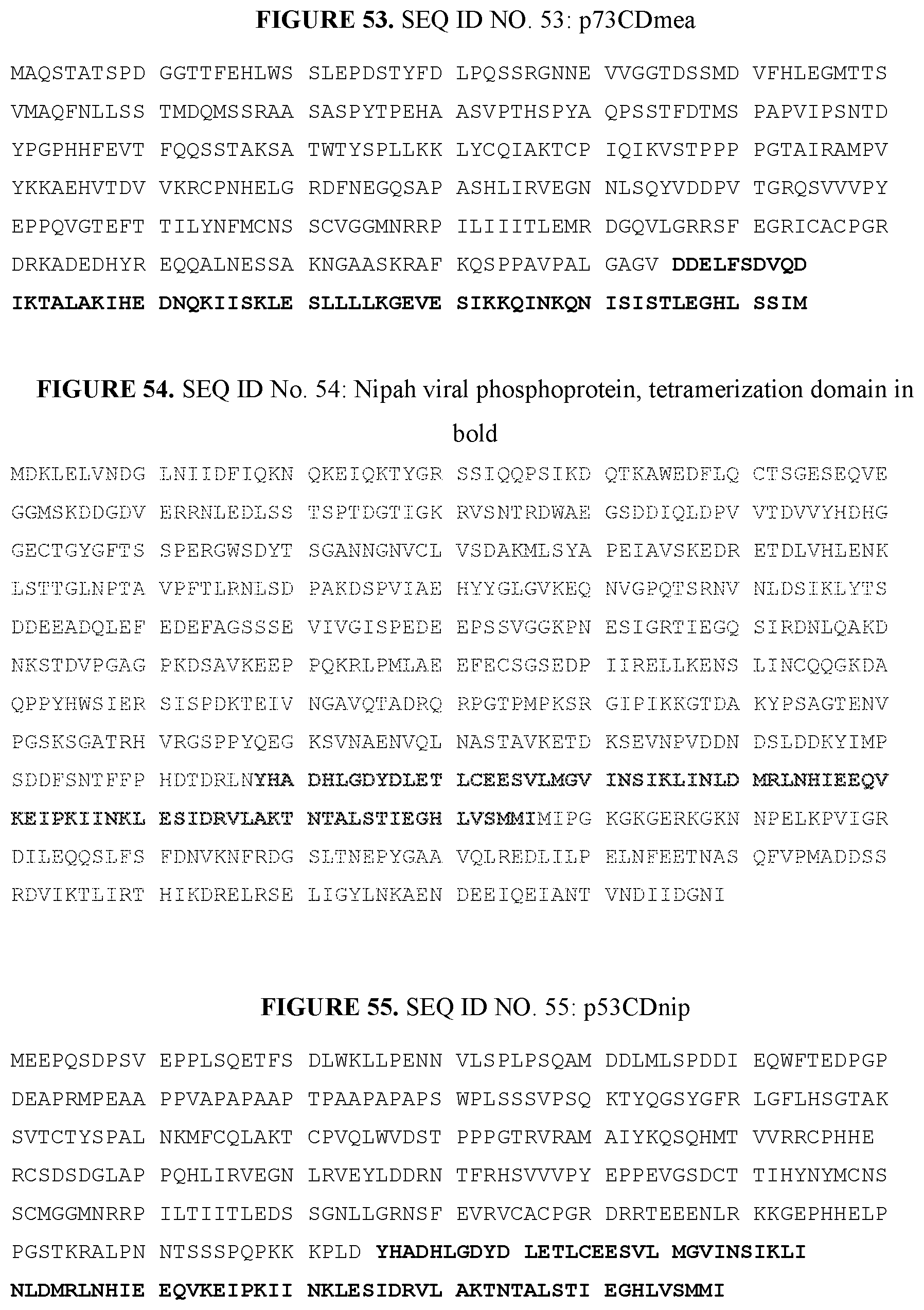 Patent US12139714 Figure 18 – P53, P63, and P73 homo-tetrameric compositions