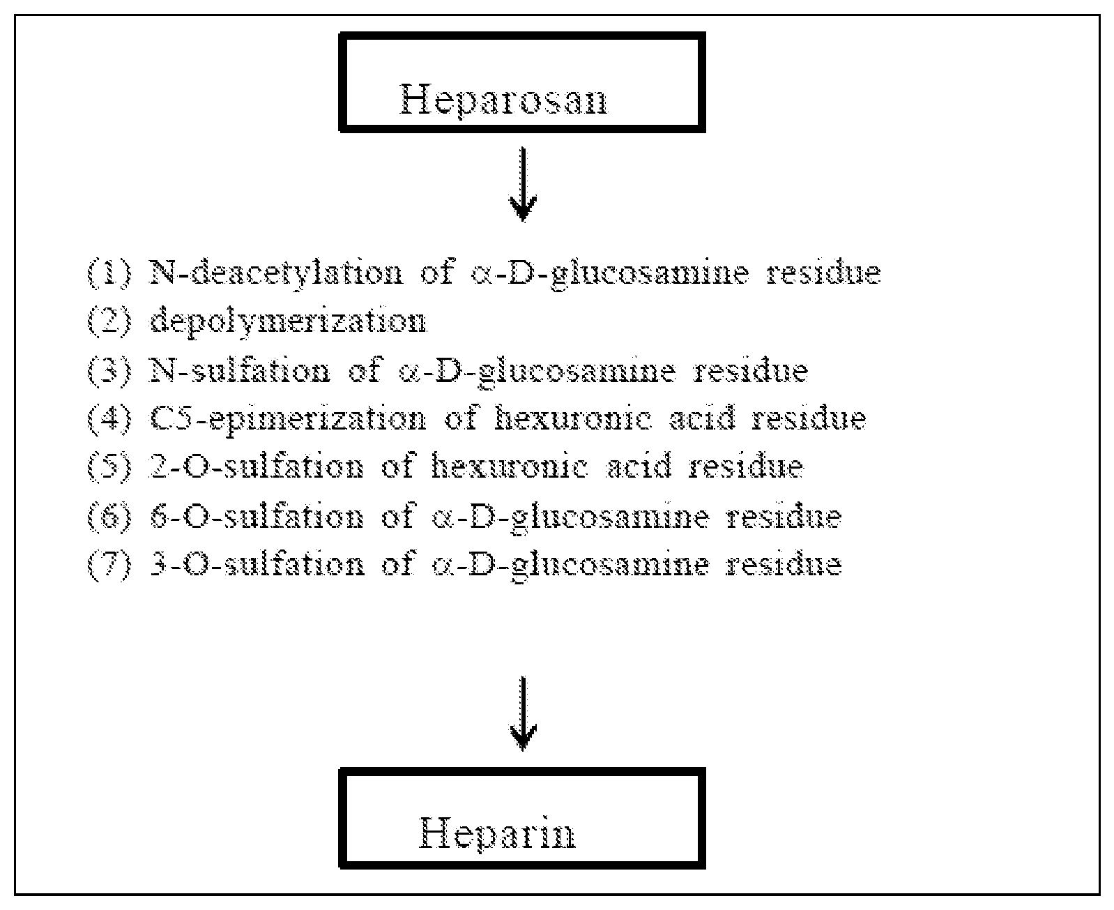 Patent US12139728 — 2-O-sulfation enzyme mutant and 3-O-sulfation enzyme mutant, and method for using same — Figure 1