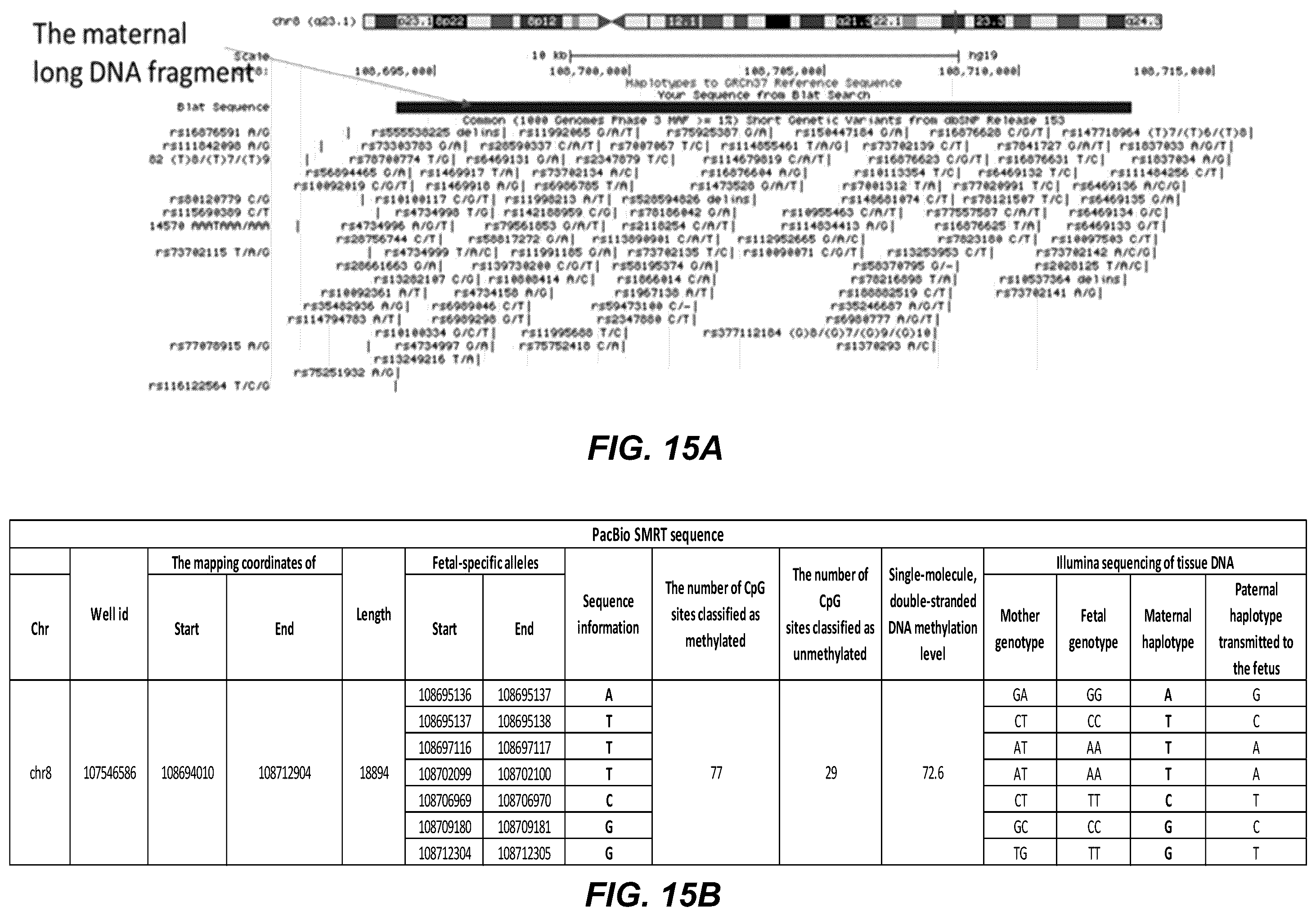 Patent US12139750 Figure 15 – Molecular analyses using long cell-free fragments in pregnancy