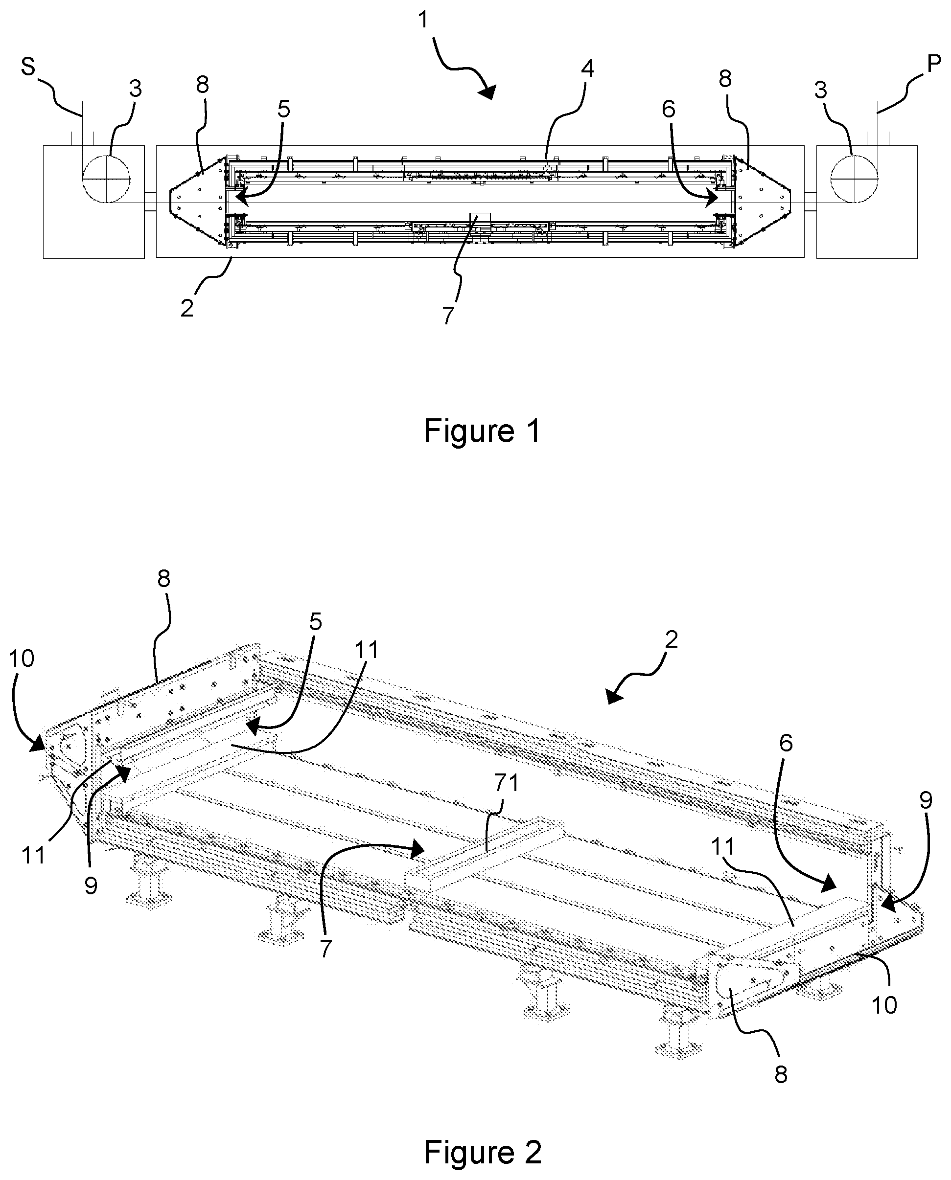 Patent US12139784 Figure 1 – Vacuum deposition facility and method for coating a substrate