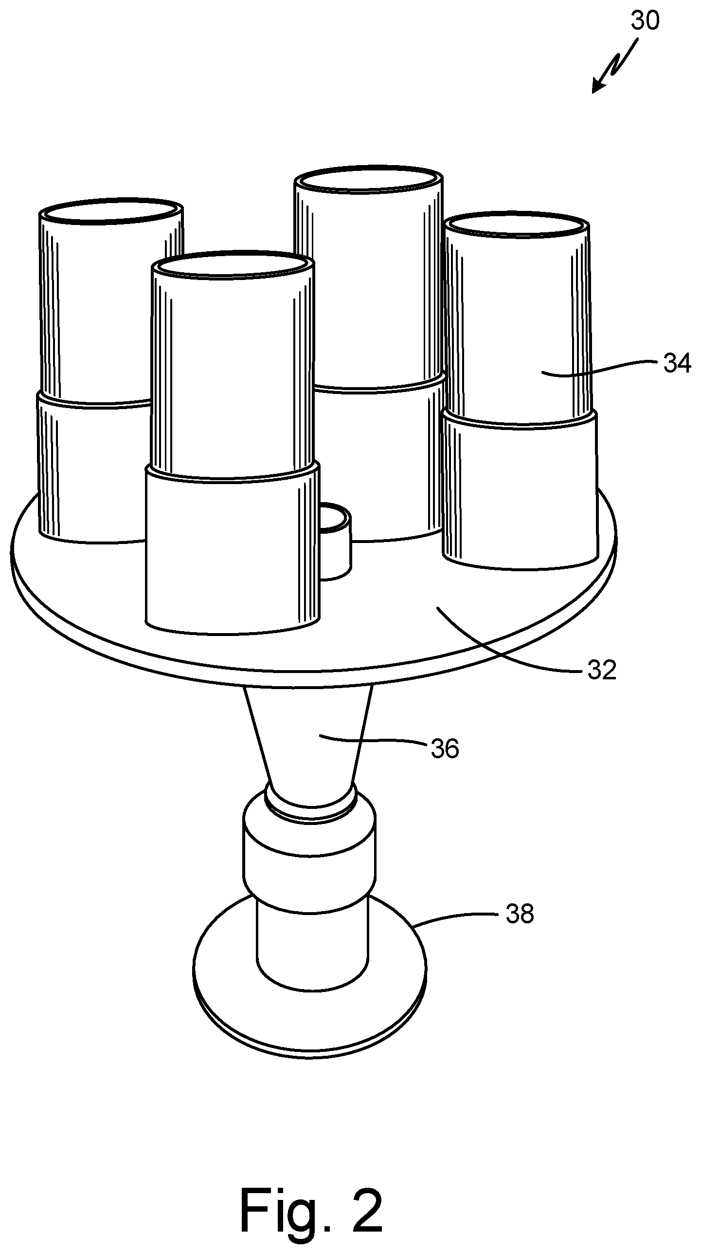 Patent US12139786 Figure 2 – Metallic coating process for combustor panels using a barrel configuration